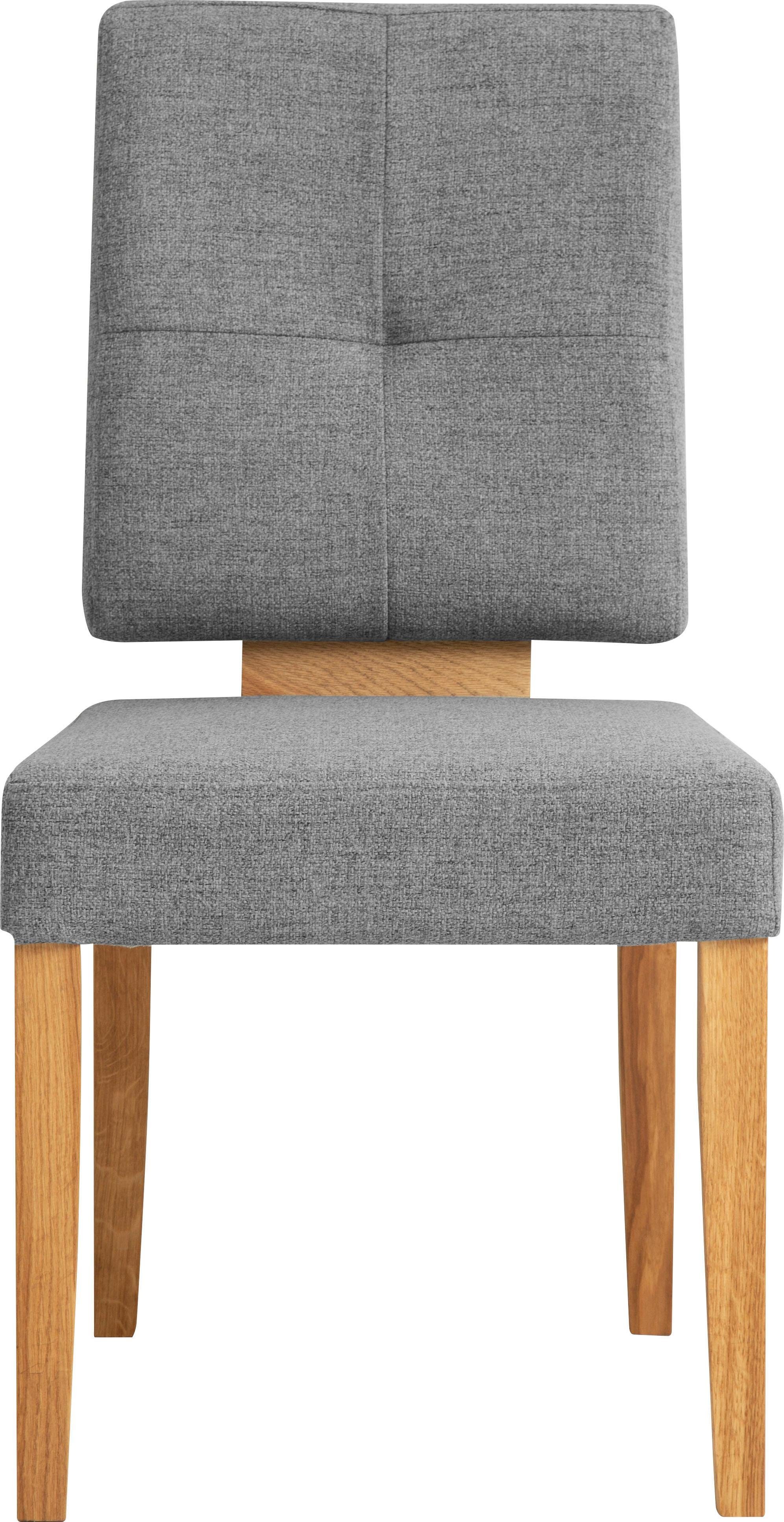 OTTO home Esszimmerstuhl Ponza Polsterstuhl (Set, 2 St), Gestell Eiche massiv geölt, Esszimmer Bestseller – Bild 3 von 5