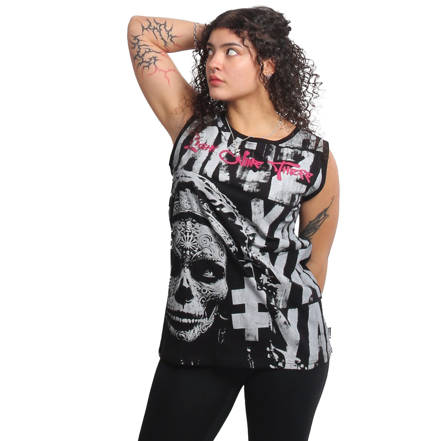 Rundhalsshirt Native