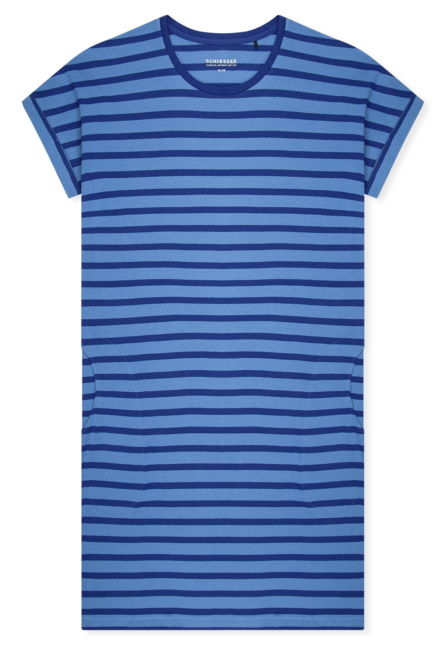 Schiesser Nachthemd Casual Essentials mit garngefärbten Streifen und sportl günstig online kaufen