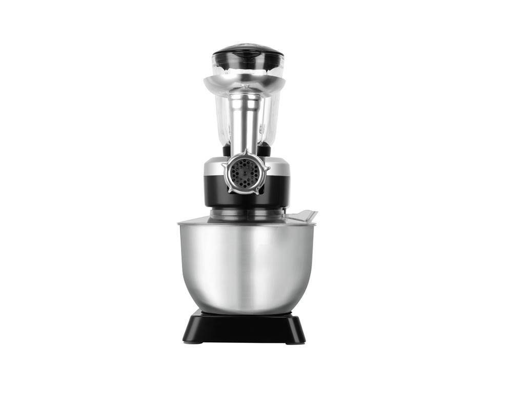 SWISS PRO+ Küchenmaschine Küchenmaschine-1500W 10 1500 Schwarz W Rührmaschine Teigknetmaschine 6,3L Gang