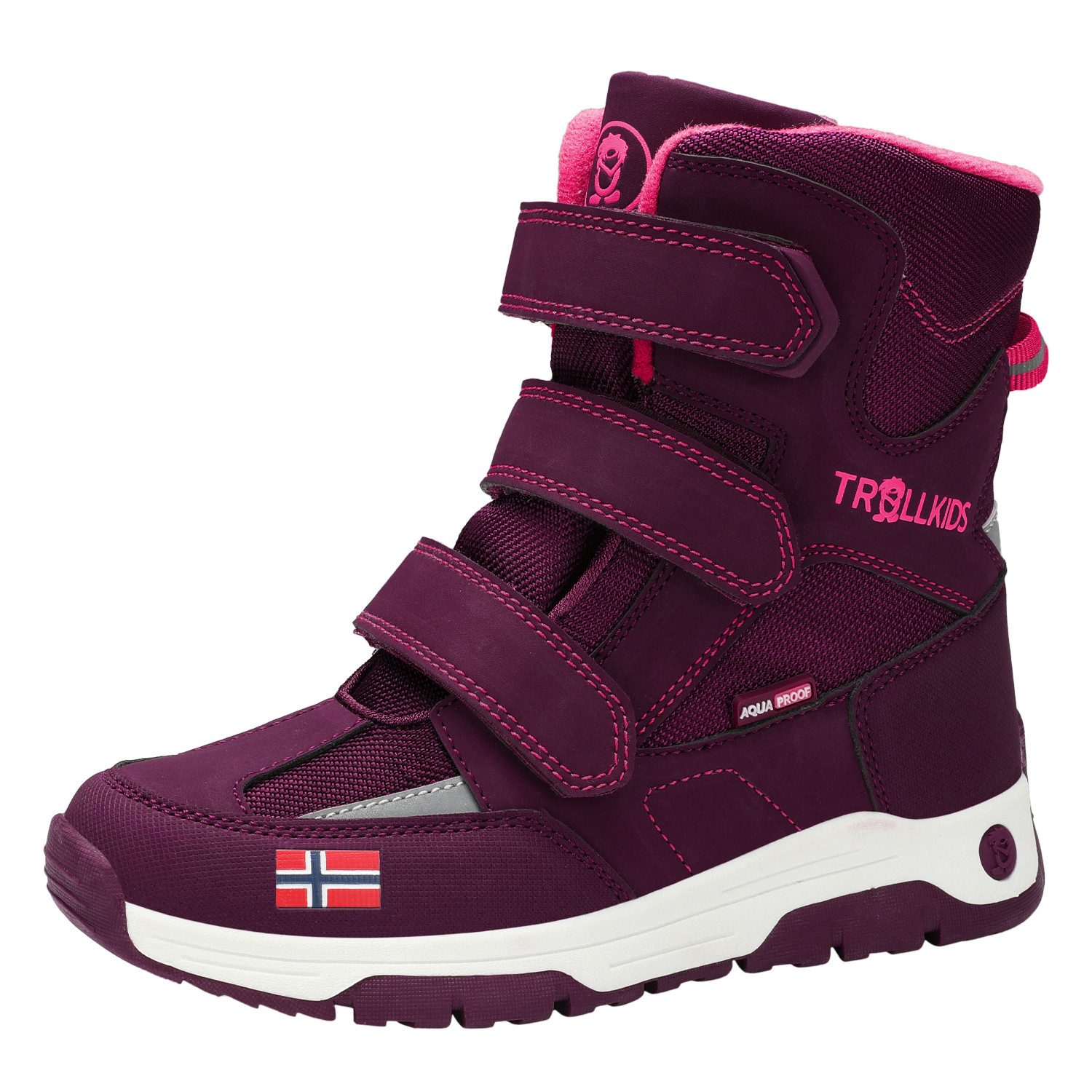 TROLLKIDS Lofoten Winter Klettstiefel wasserdicht