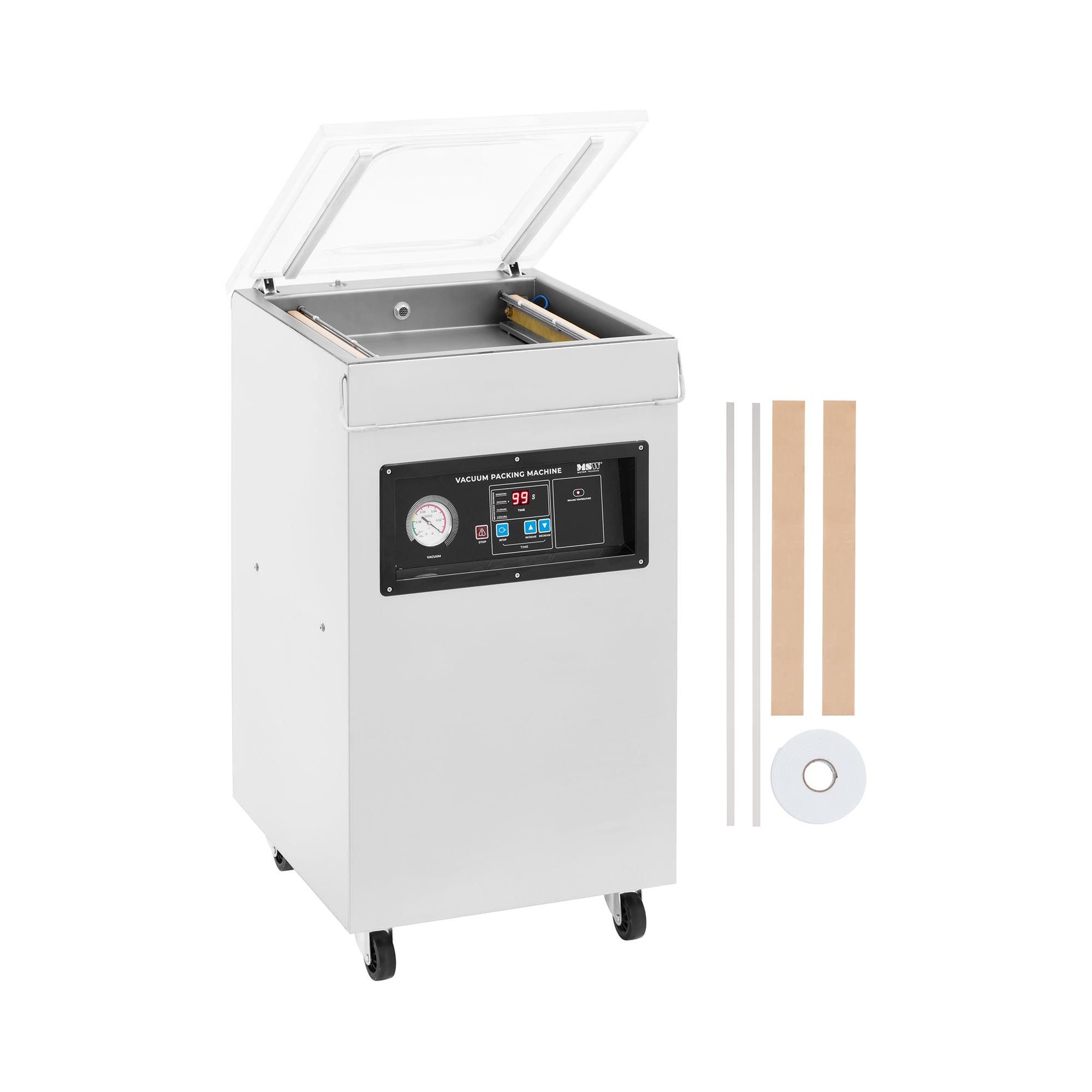 MSW Vakuumierer 40 cm Edelstahl Vakuumiergerät Einschweißgerät Vakuummaschine, 900W