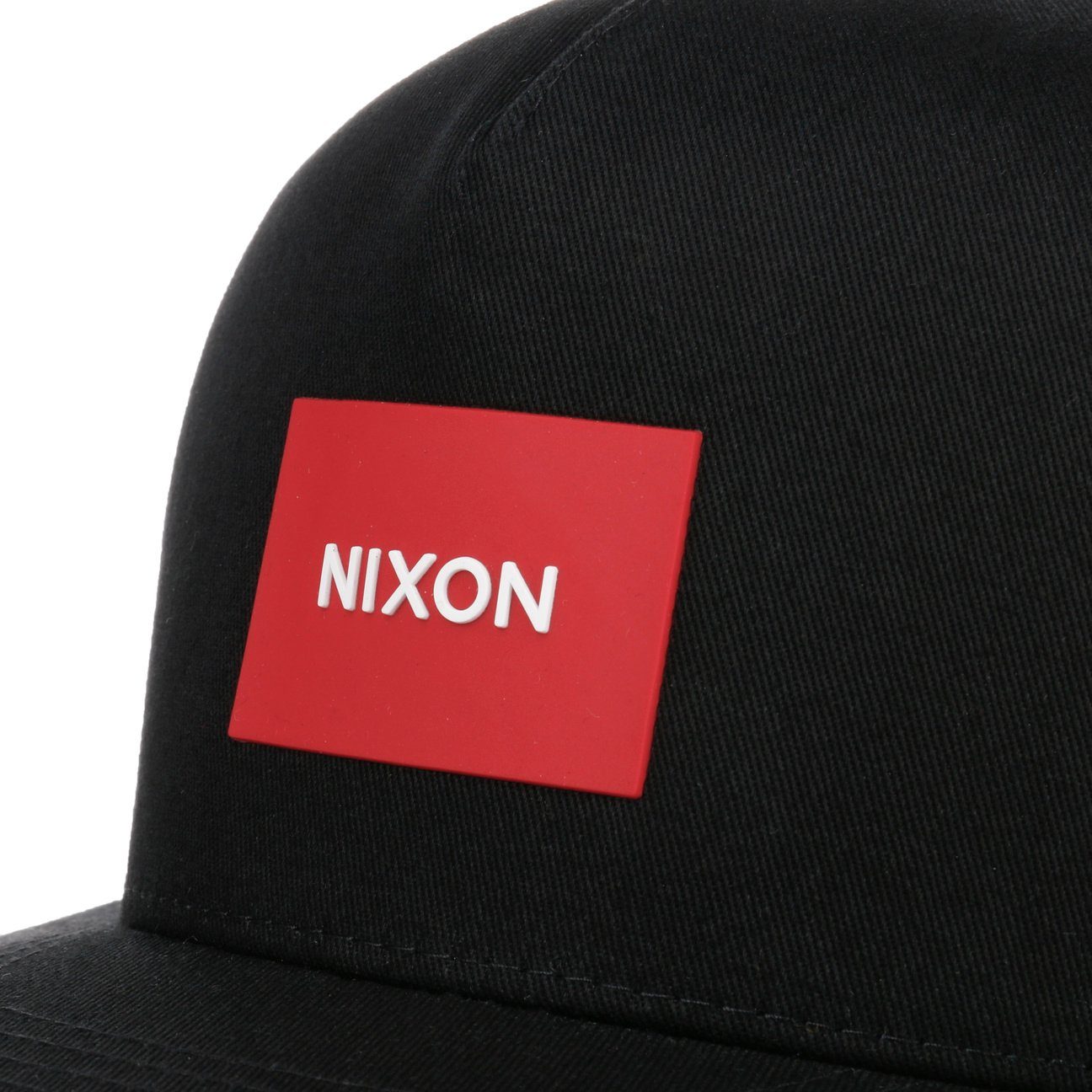 Nixon (1-St) Cap Trucker schwarz-rot Basecap Snapback