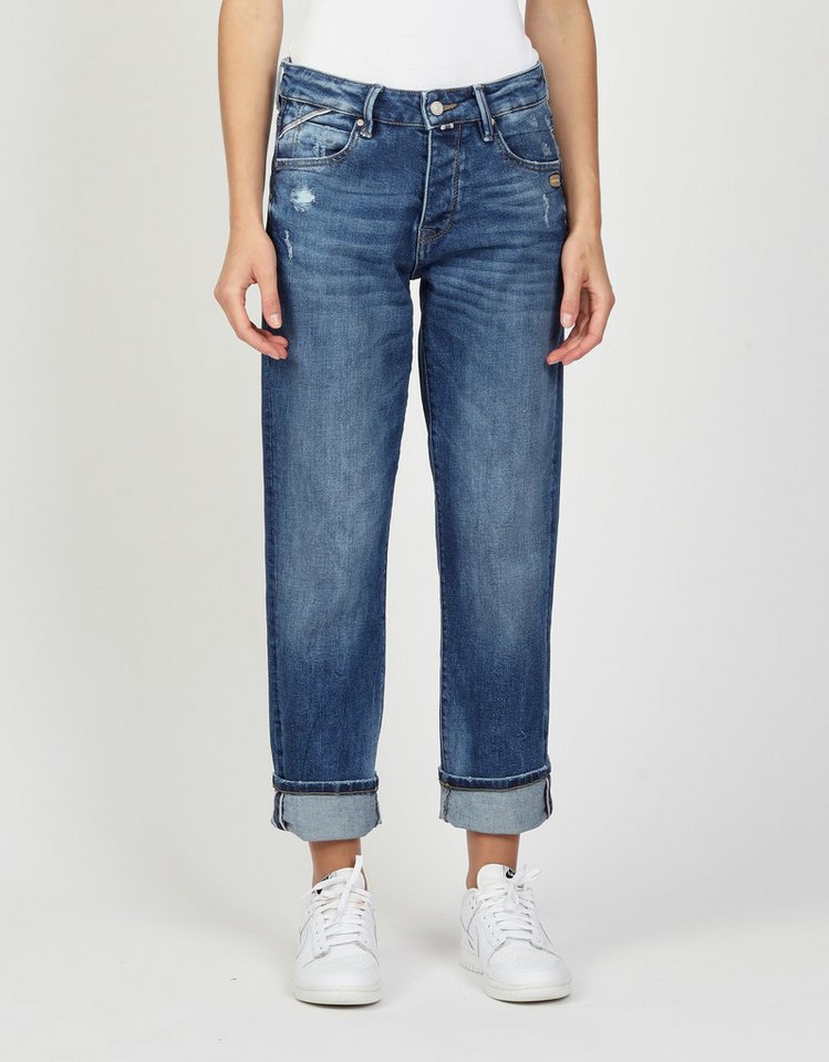 GANG Straight-Jeans 94THELMA mit Detail oberhalb der Münztasche