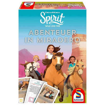 Schmidt Spiele Spiel, Schmidt 40601 - DreamWorks - Spirit - Spiel, Abenteuer in Miradero