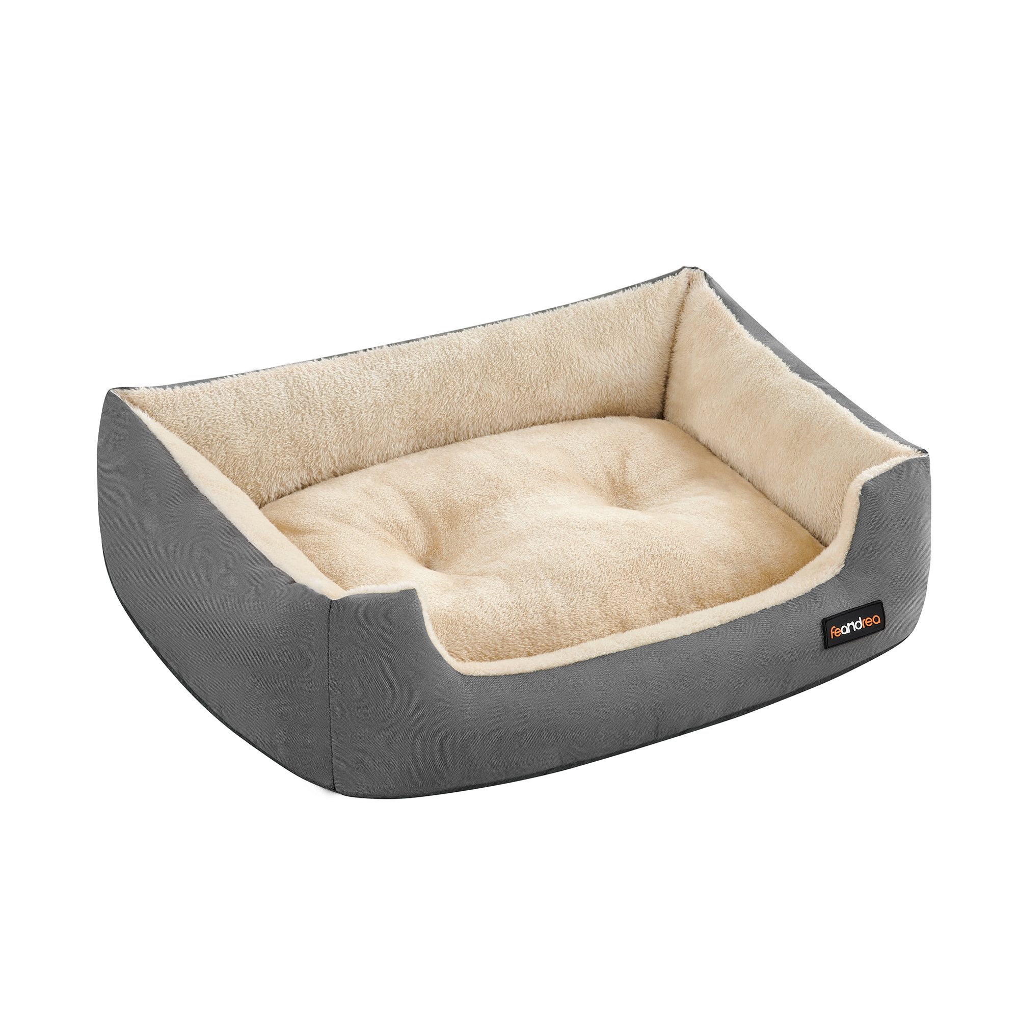 FEANDREA Tierbett, L/XL Hundebett, Hundekorb mit Wendekissen günstig online kaufen