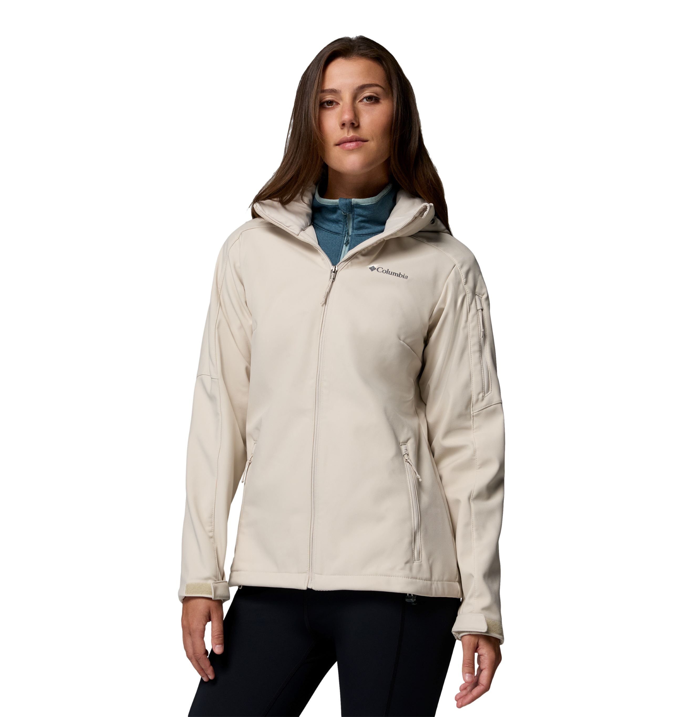 Columbia Softshelljacke Cascade Ridge II (angenehmes Tragegefühl, Omni-Shield) beige Damen