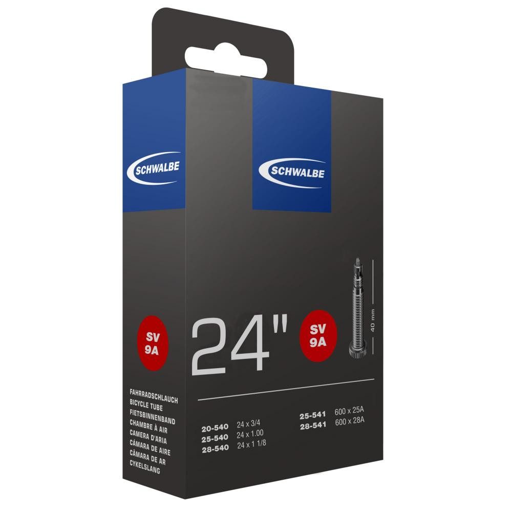 Fahrradschlauch Schwalbe Schlauch SV9A 24x7/8-1 1/8" 20/28-540/541 SV40mm