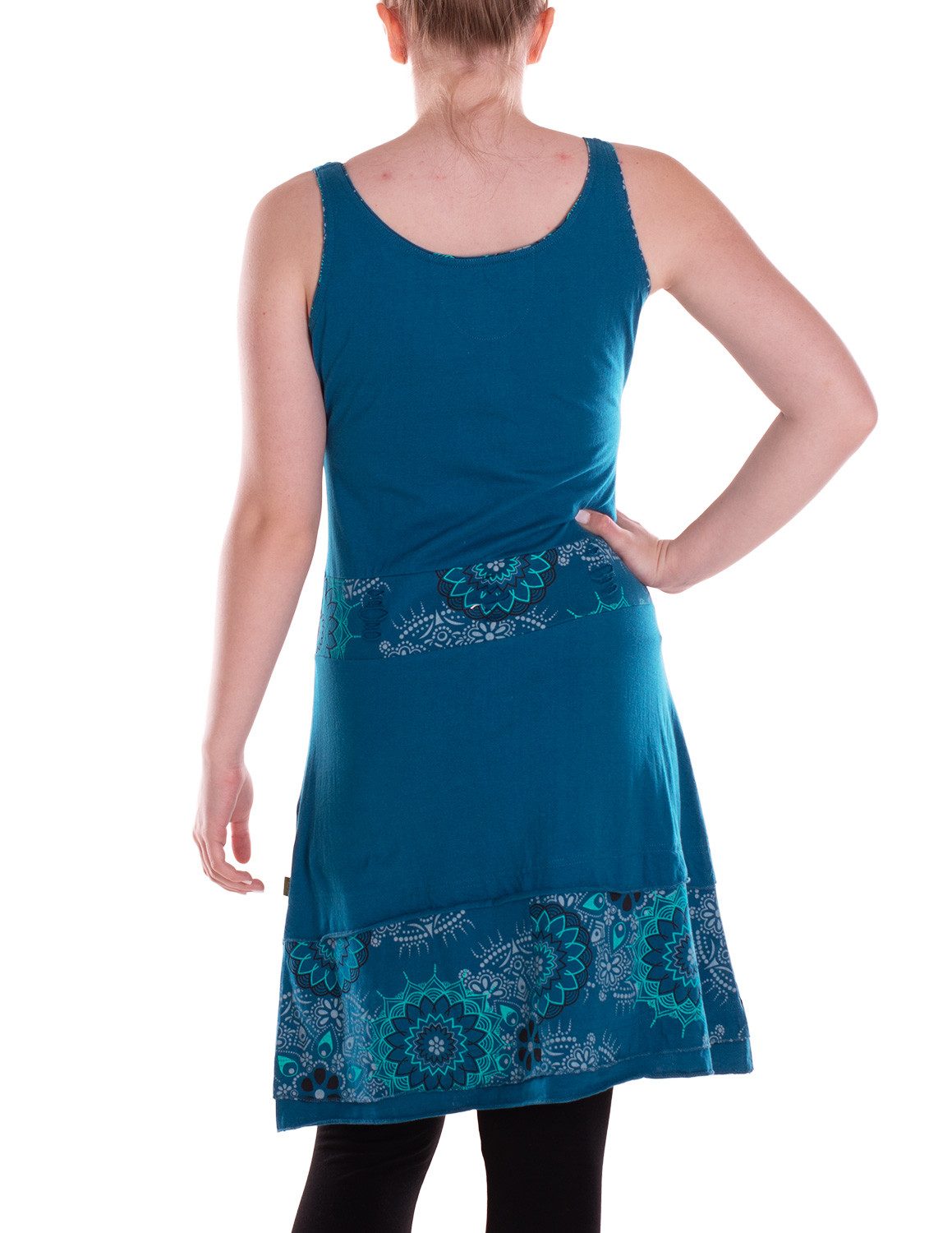 Vishes Sommerkleid Damen mittellanges Kleid Baumwolle günstig online kaufen