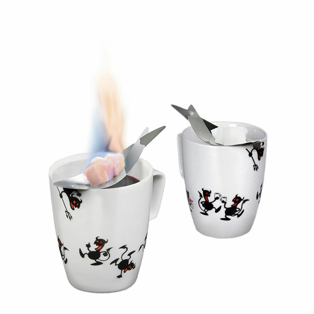 Porzellan Feuerteufel Tasse Tassenset Take2-Design 4-tlg.,