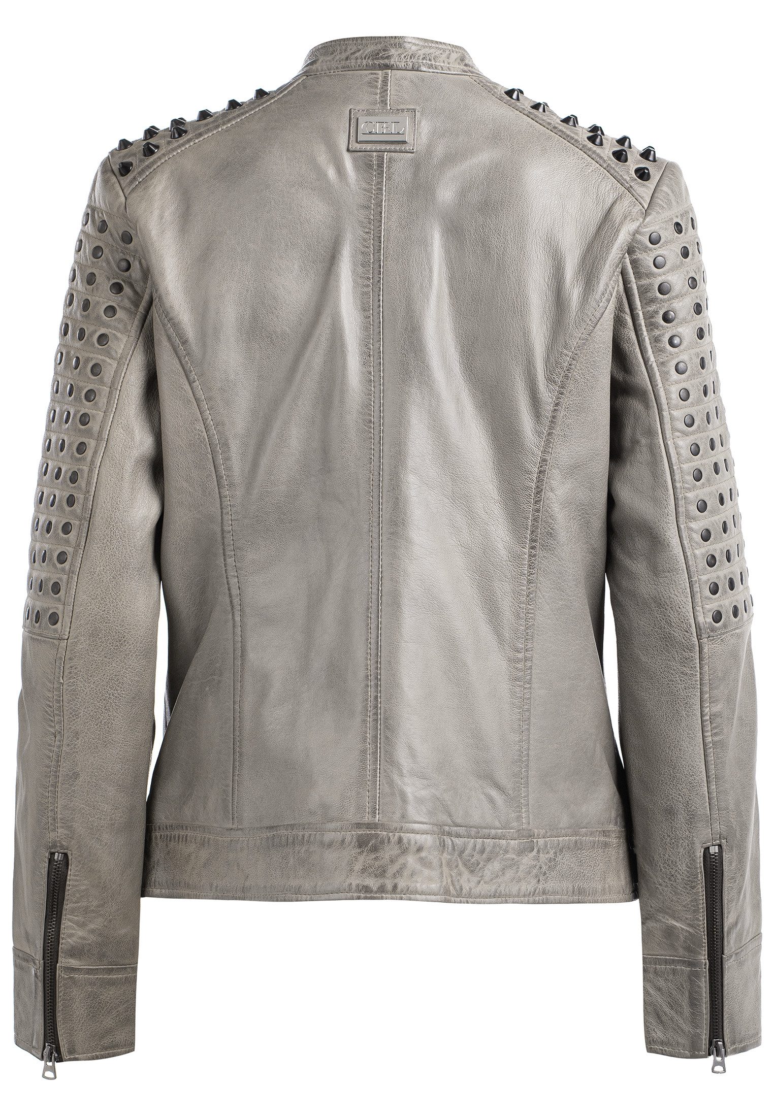 CBL Lederjacke MQ-43615 mit stehkragen