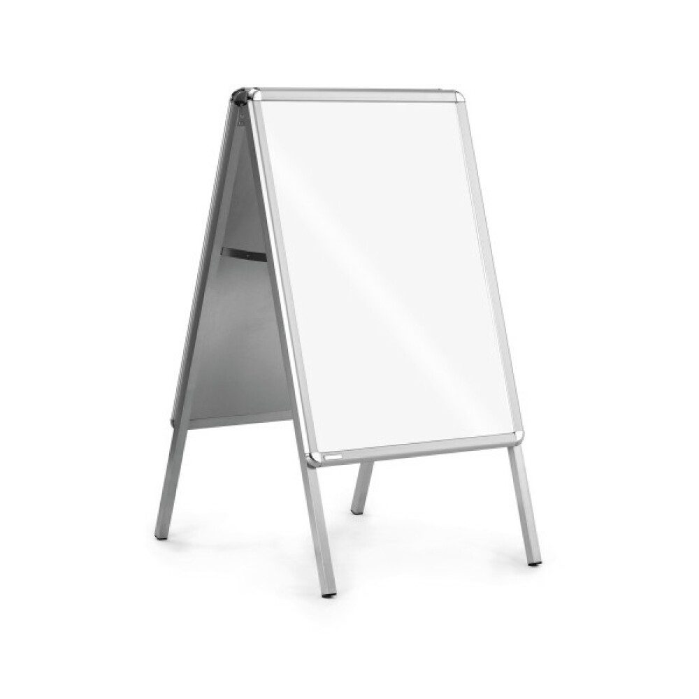 magnetoplan® Einzelrahmen Plakatständer Kundenstopper SP - DIN A2 - 46,5x64,2 wetterfest Silber, (1 St)