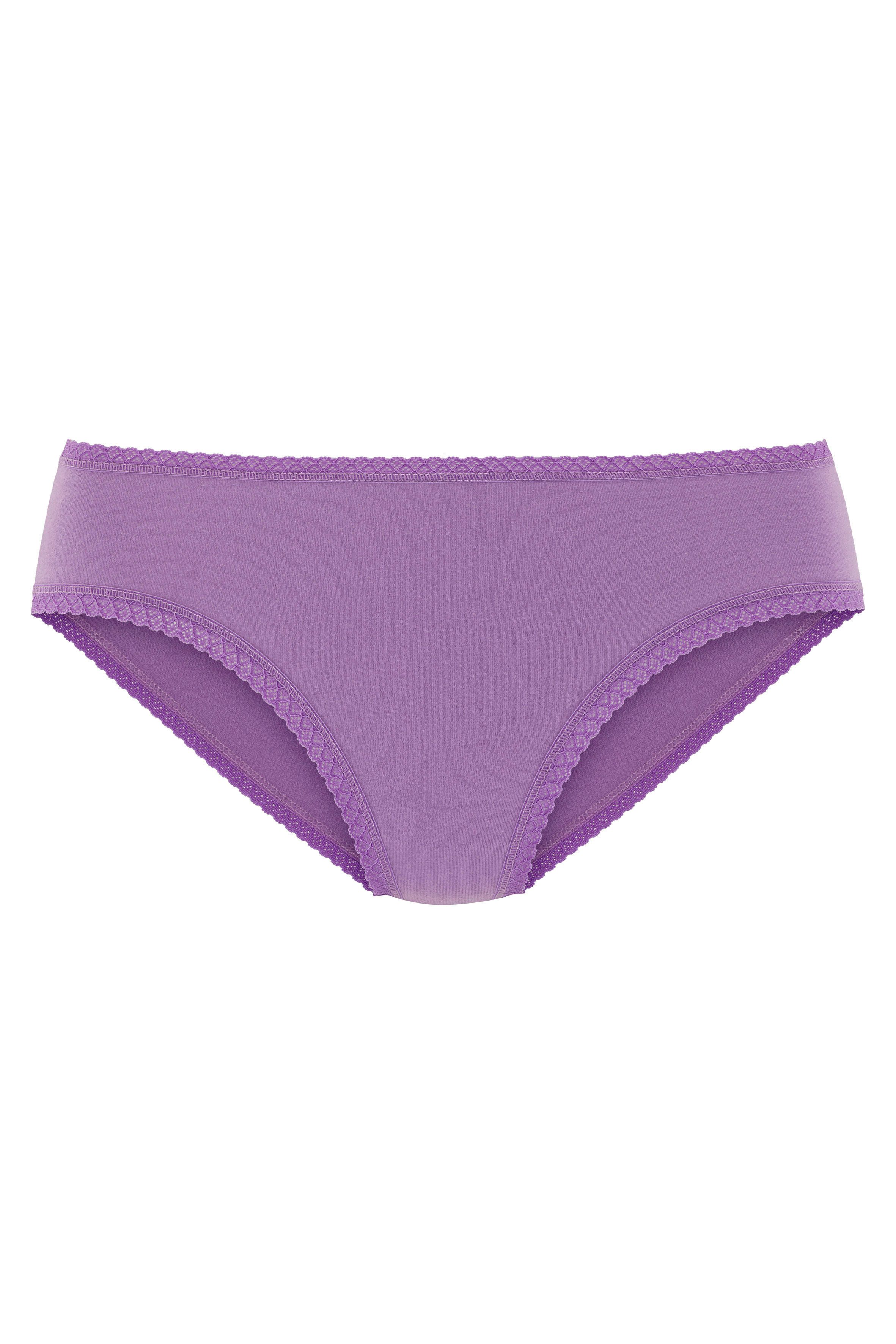 Vivance Jazz-Pants Slips (7er-Pack) aus weicher Baumwollqualität mit feiner Spitzeneinfassung