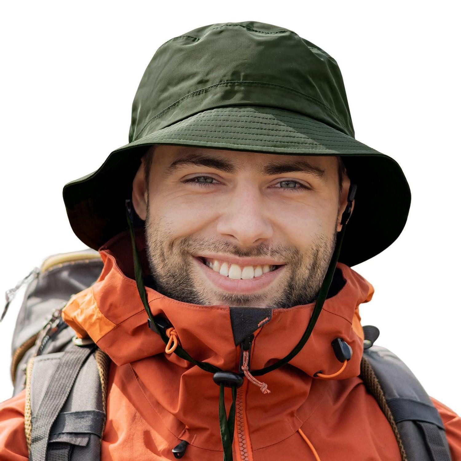 LuxusKollektion Regenhut Regenhut wasserdicht faltbar XL/XXL (1-St)