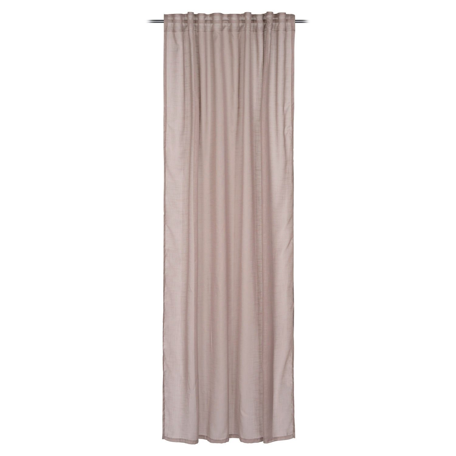 Gözze Vorhang RUSTY, verdeckte Schlaufen, Taupe, verdeckte Schlaufen (1 St), halbtransparent, Polyester, 140 x 245 cm
