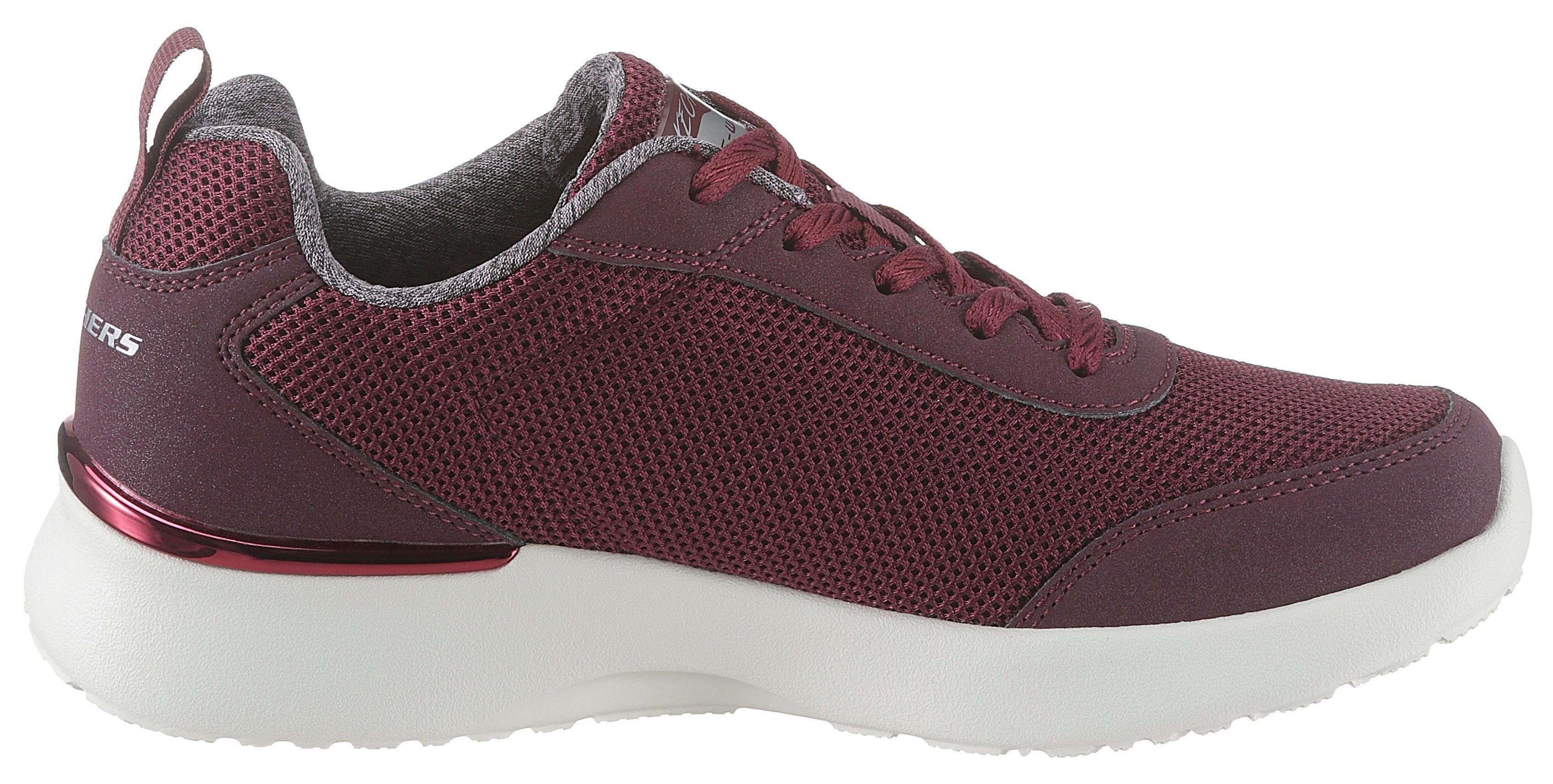 Skech-Air dunkelrot an - mit der Metallic-Element Fast Brake Skechers Sneaker Dynamight Ferse