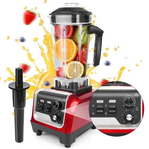 7MAGIC Standmixer 9 Stufen Smoothie Mixer, 1600,00 W, Ice Crusher, 2L Saftbehälter, 0,6L Trockenmahlbehälter BPA frei