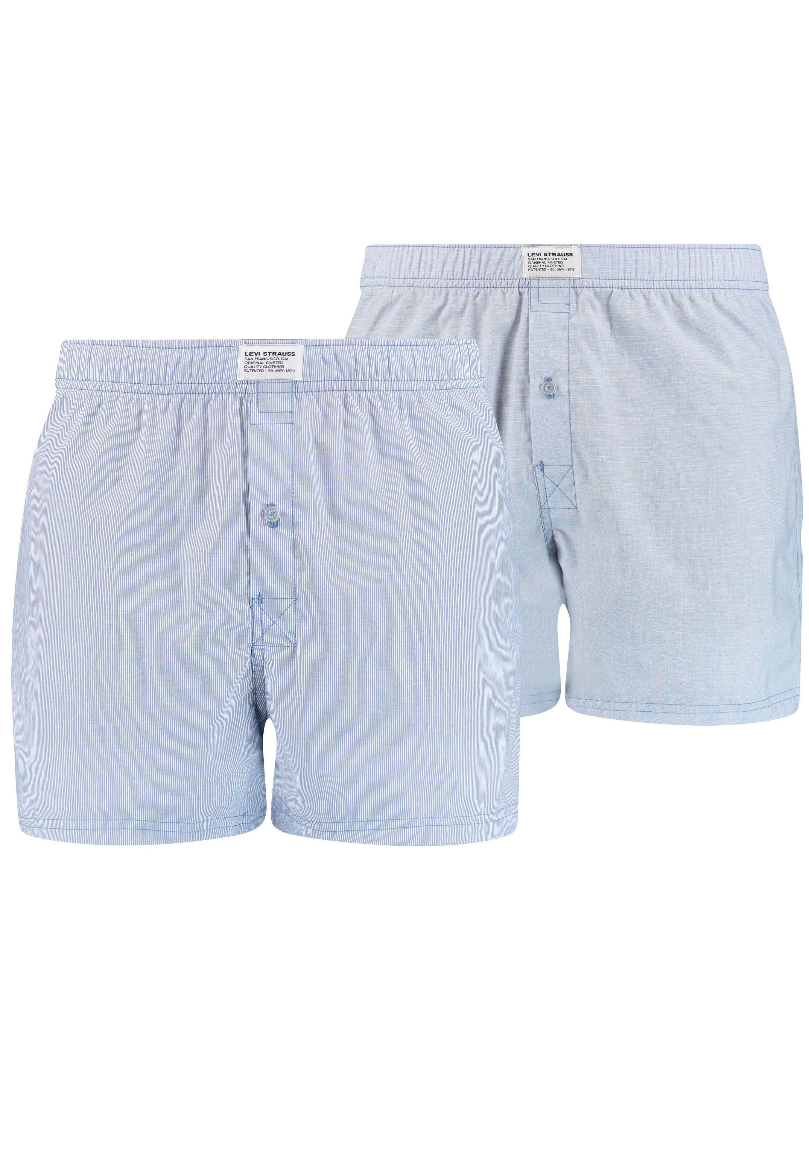 Levi's® Boxershorts (Packung, 2-St) LEVIS MEN WOVEN BOXER 2P