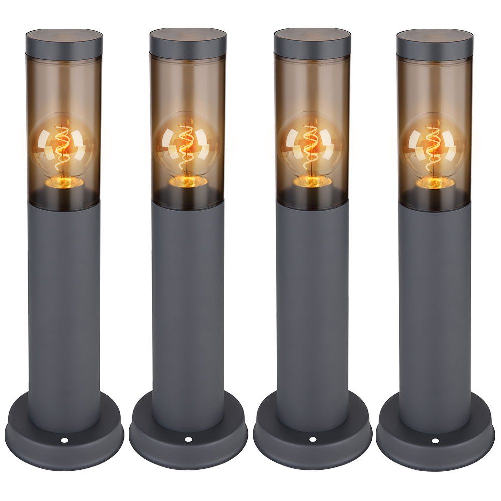 GLOBO LIGHTING Außen-Stehlampe, Leuchtmittel nicht inklusive, Sockelleuchte günstig online kaufen