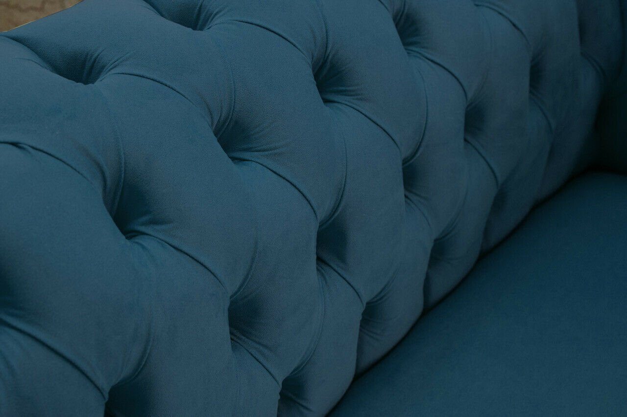 Sofa Chesterfield-Sofa, Sitzer cm Design Chesterfield Couch 185 2 JVmoebel