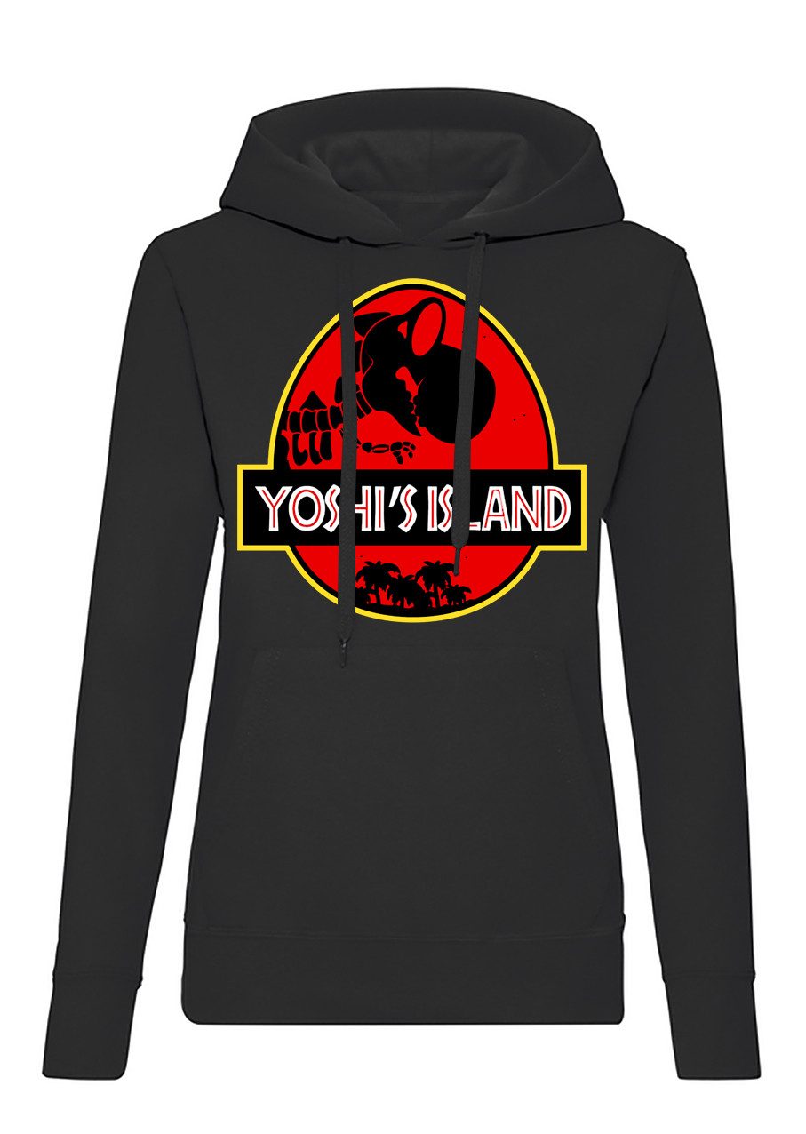 Hoodie YoshI's Island Damen Hoodie Kapuzenhoodie Retro Print Abenteuer Fun