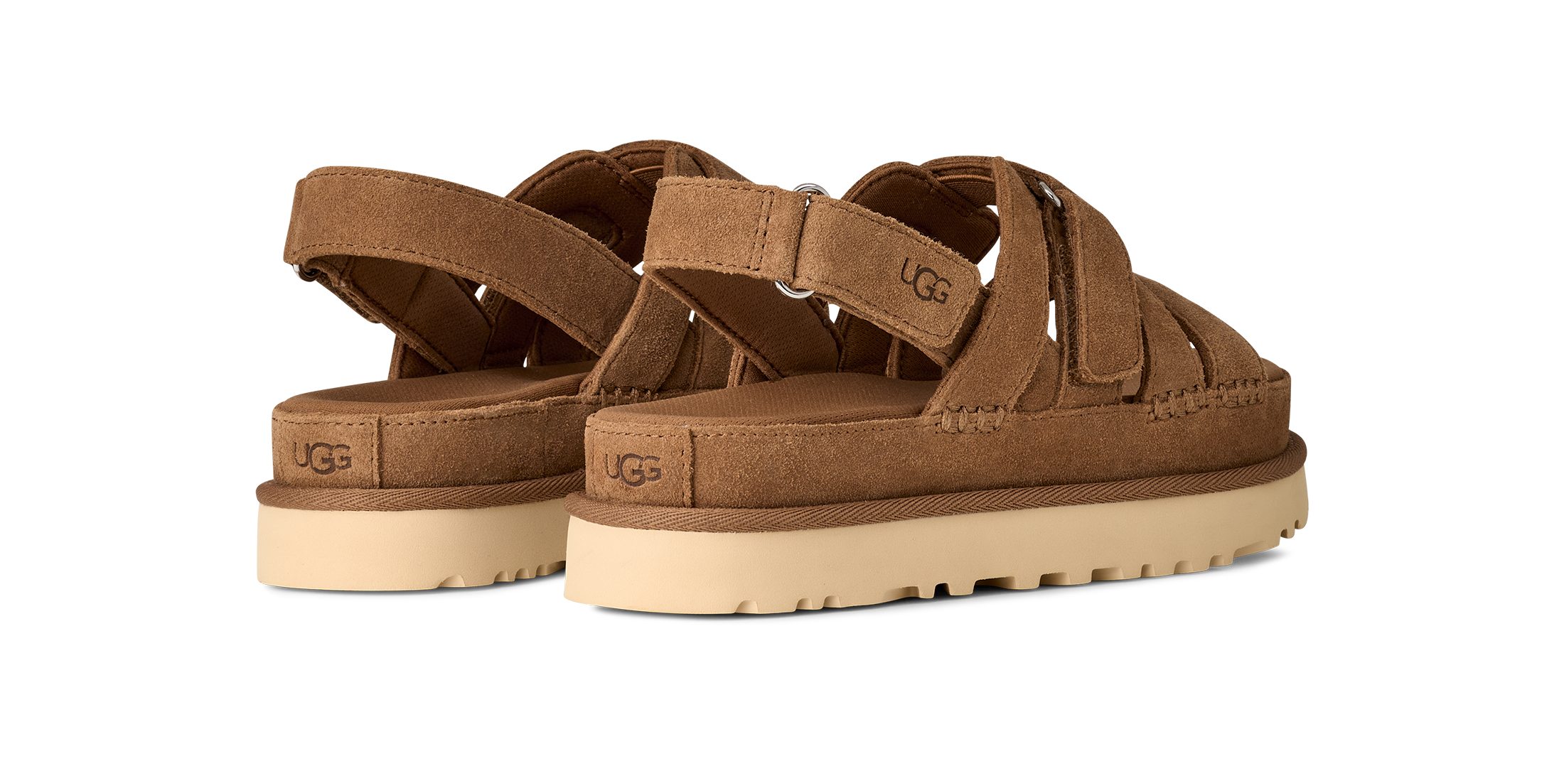 UGG GOLDENSTAR GLEAM Riemchensandale Plateausandale, Sandalette mit weichem Fußbett