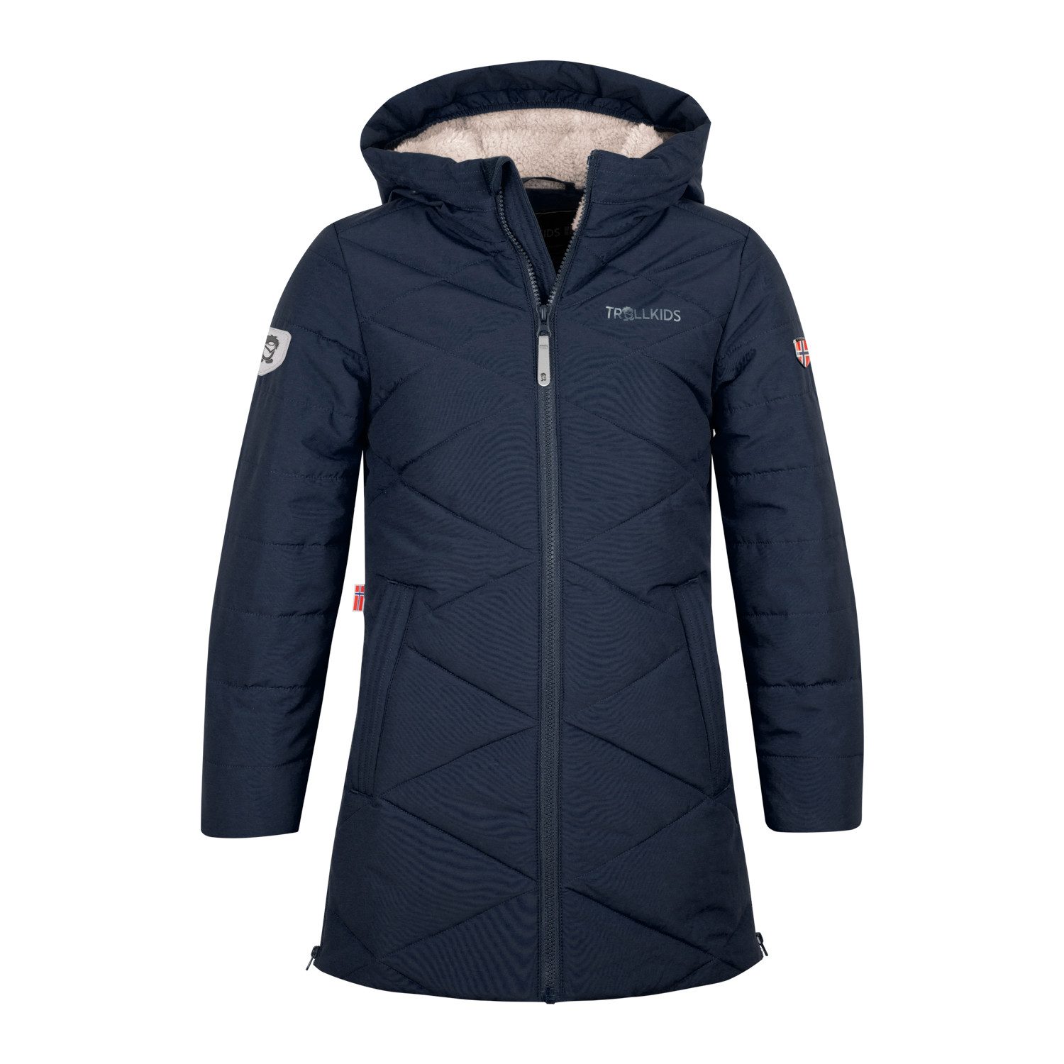 TROLLKIDS Funktionsmantel GIRLS BERGEN COAT mit Eingrifftaschen, winddicht und wasserabweisend