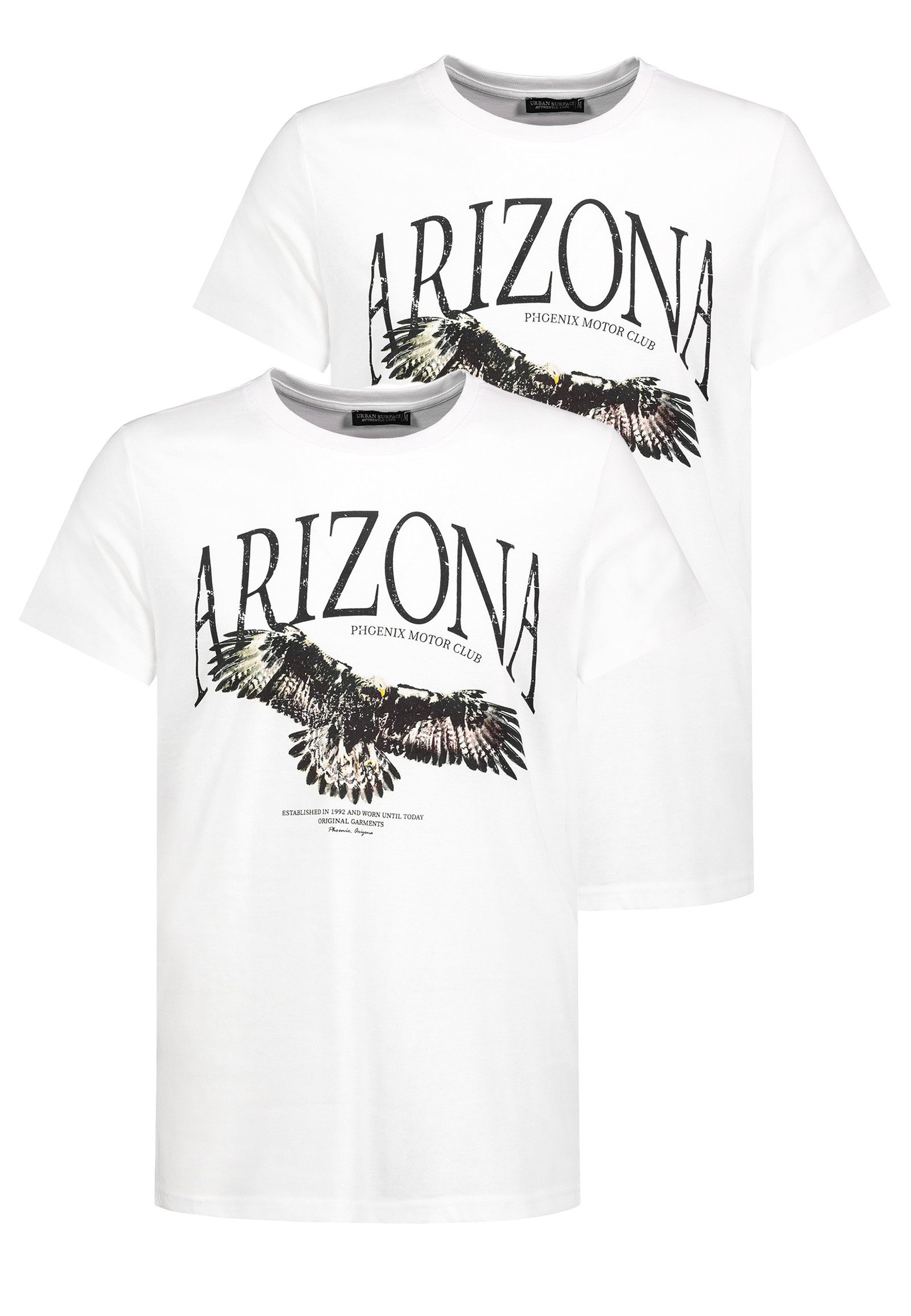 Urban Surface T-Shirt Bequem und Alltagstauglich (2-tlg) H12022R22512A_T-Shirts & Tops