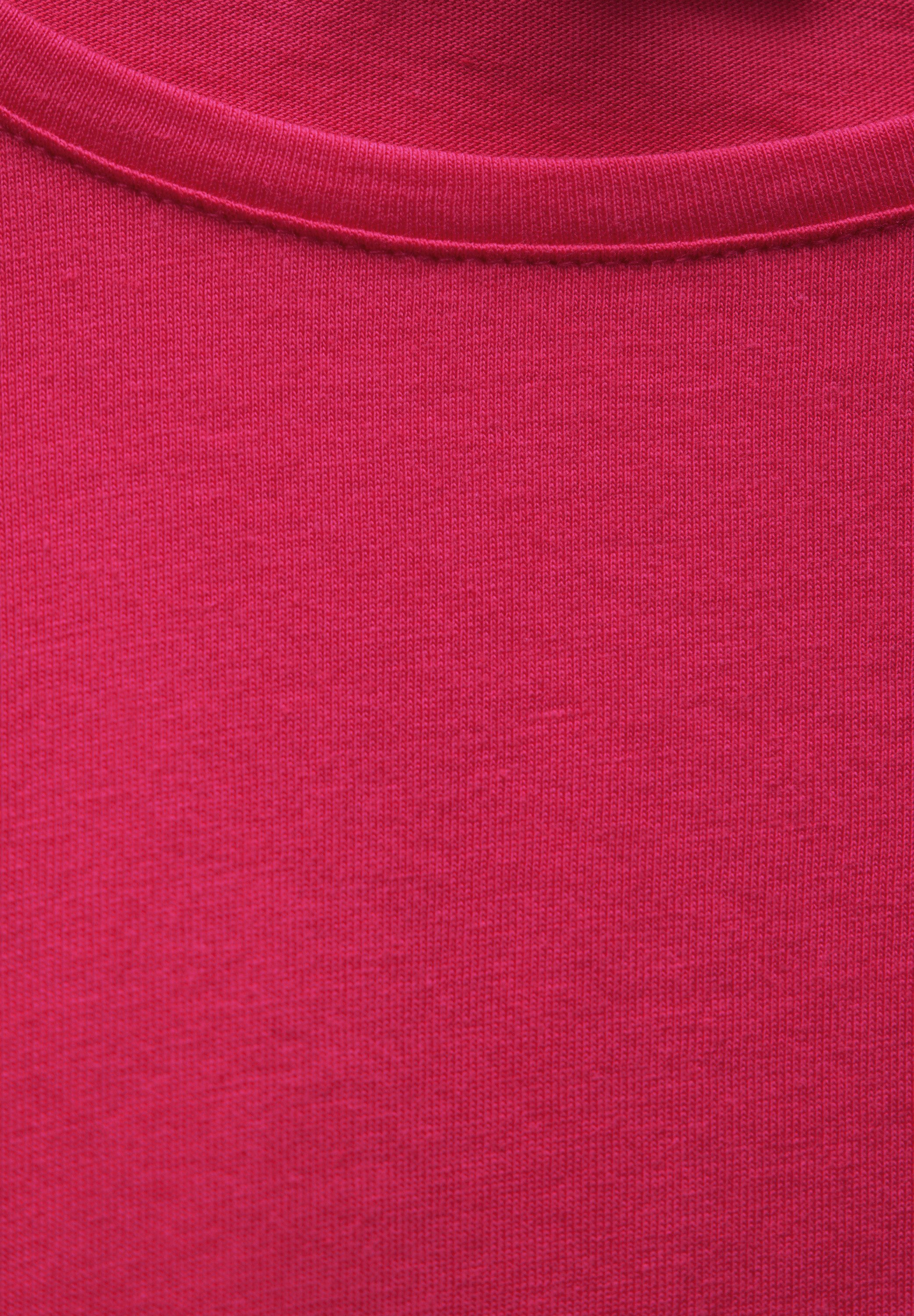 STREET ONE Langarmshirt aus reiner Baumwolle