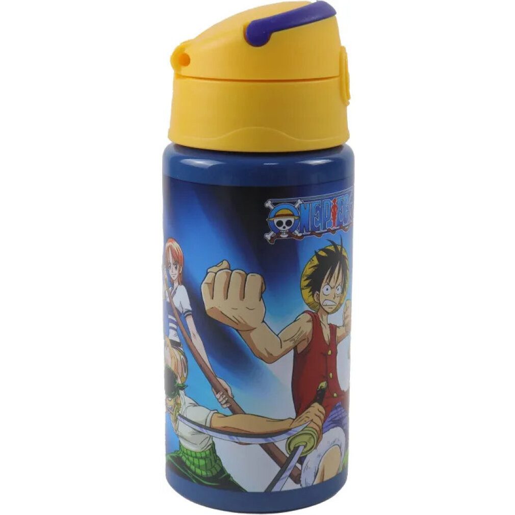 Giovas Trinkflasche One Piece Crew Aluminiumflasche mit Haken 500 ml