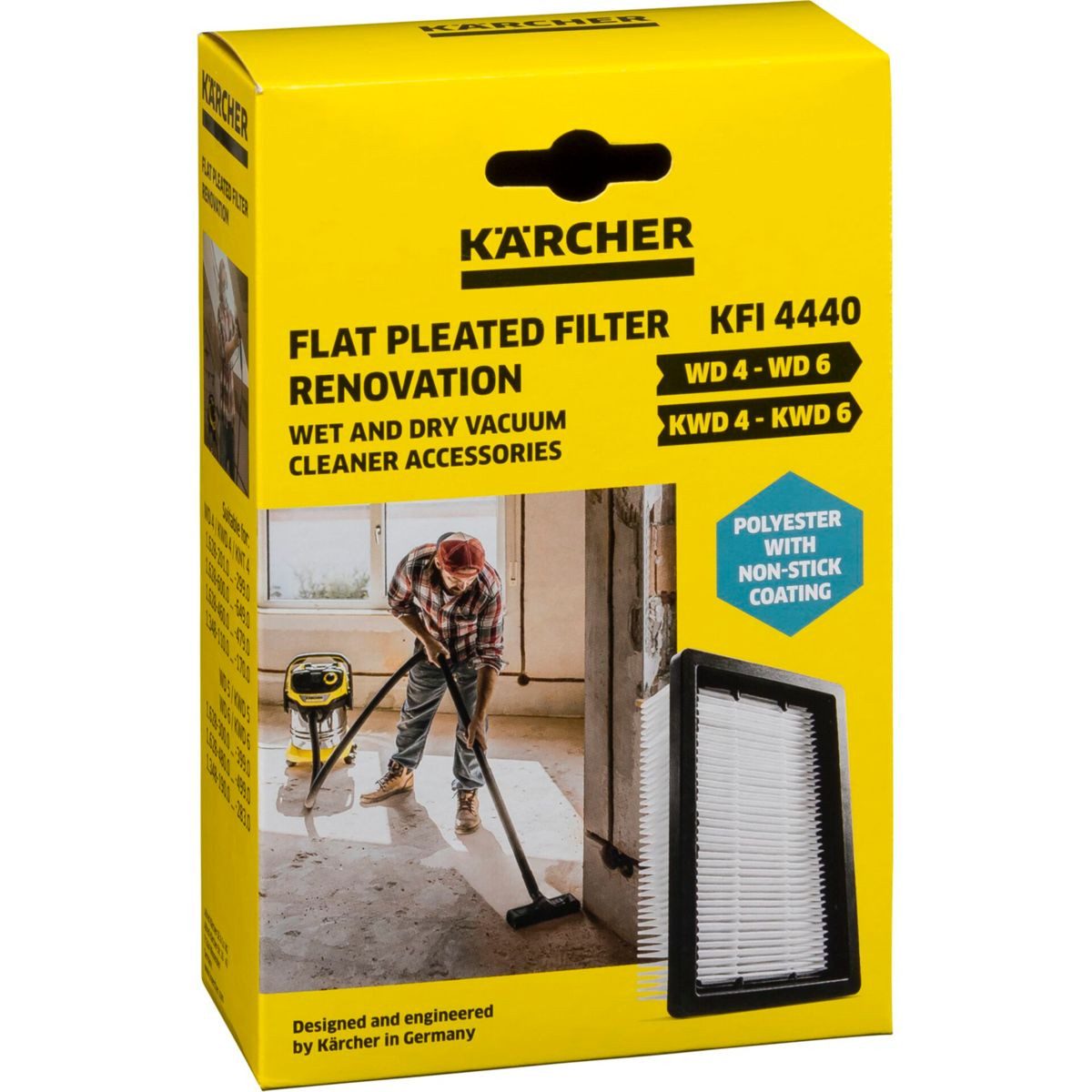 KÄRCHER Staubsaugerbeutel Flachfaltenfilter Renovierung