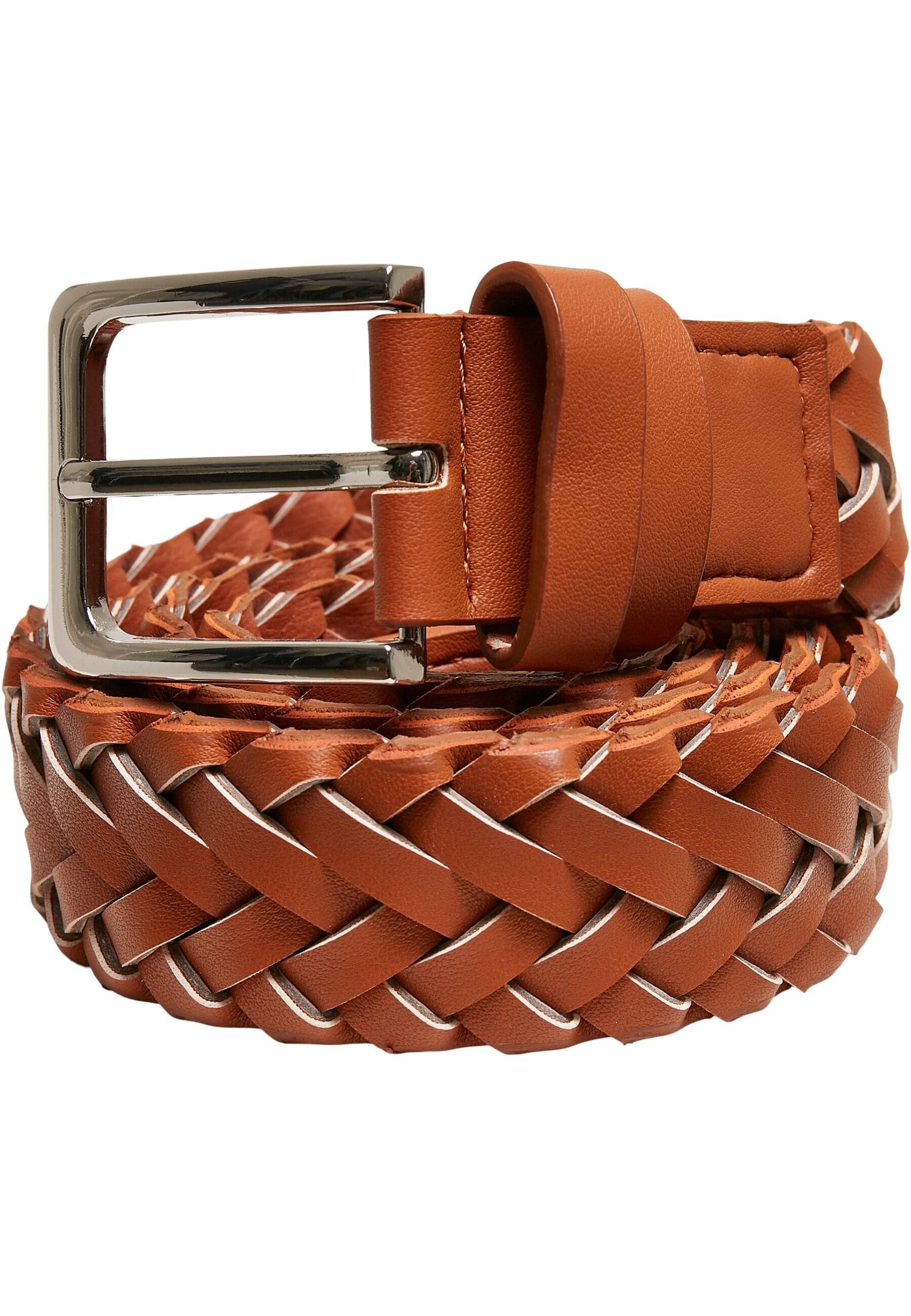 URBAN CLASSICS Hüftgürtel Urban Classics Unisex Braided Synthetic Leather Belt