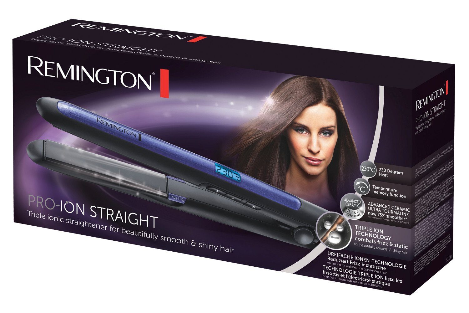 Remington Glätteisen S7710 PRO Ionic 3-fach Ionen Keramik Display – Bild 5 von 5