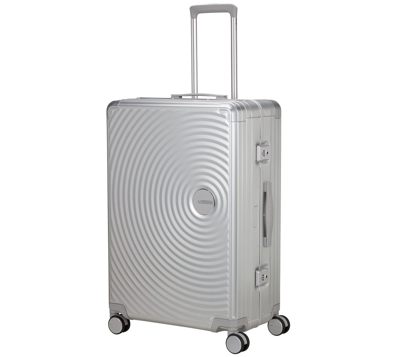 American Tourister® Koffer SOUNDBOX ALU Spinner 77 cm, 4 Rollen, mit TSA-Zahlenschloss