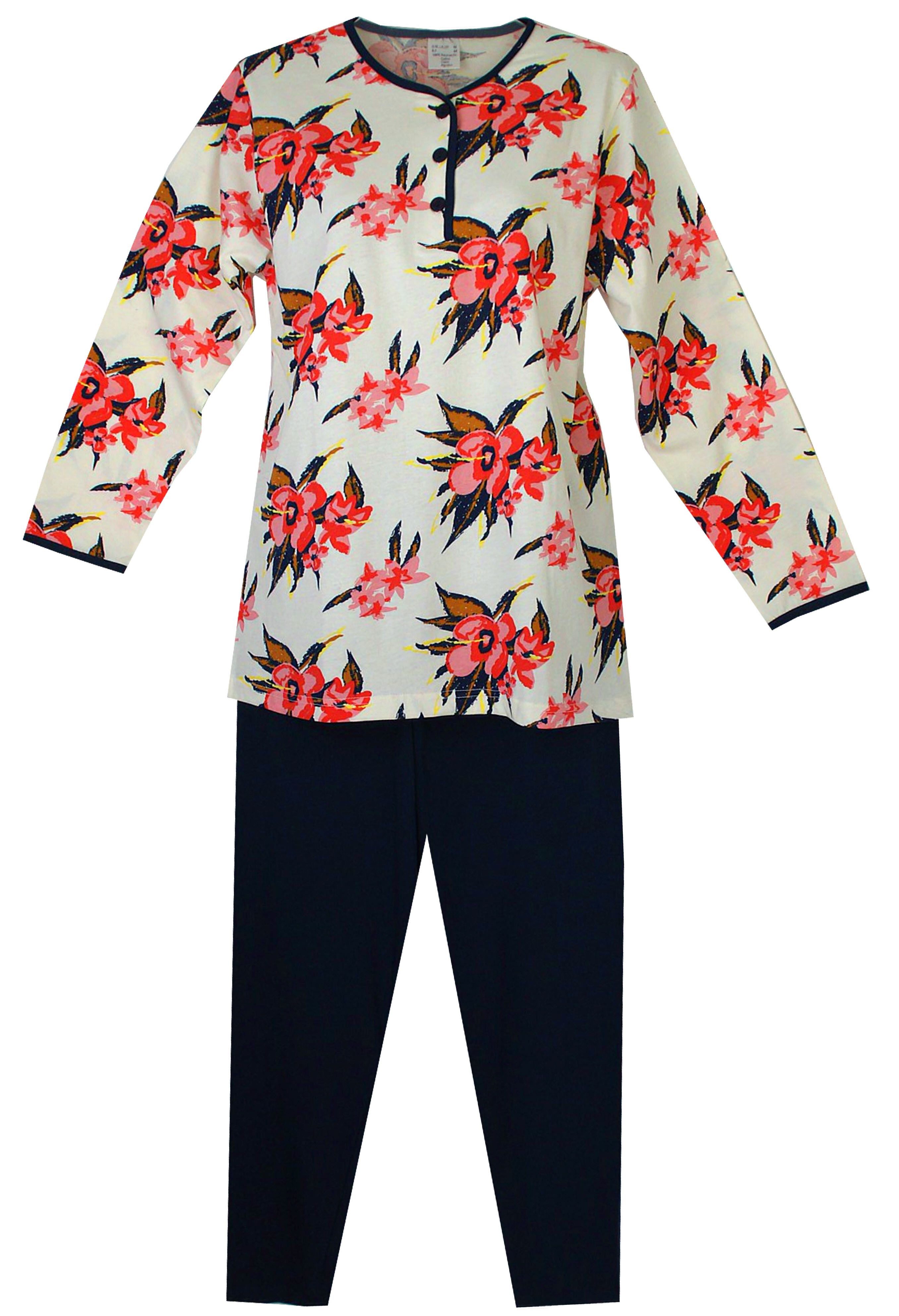 Consult-Tex Pyjama Damen Pyjama Schlafanzug Langarm günstig online kaufen