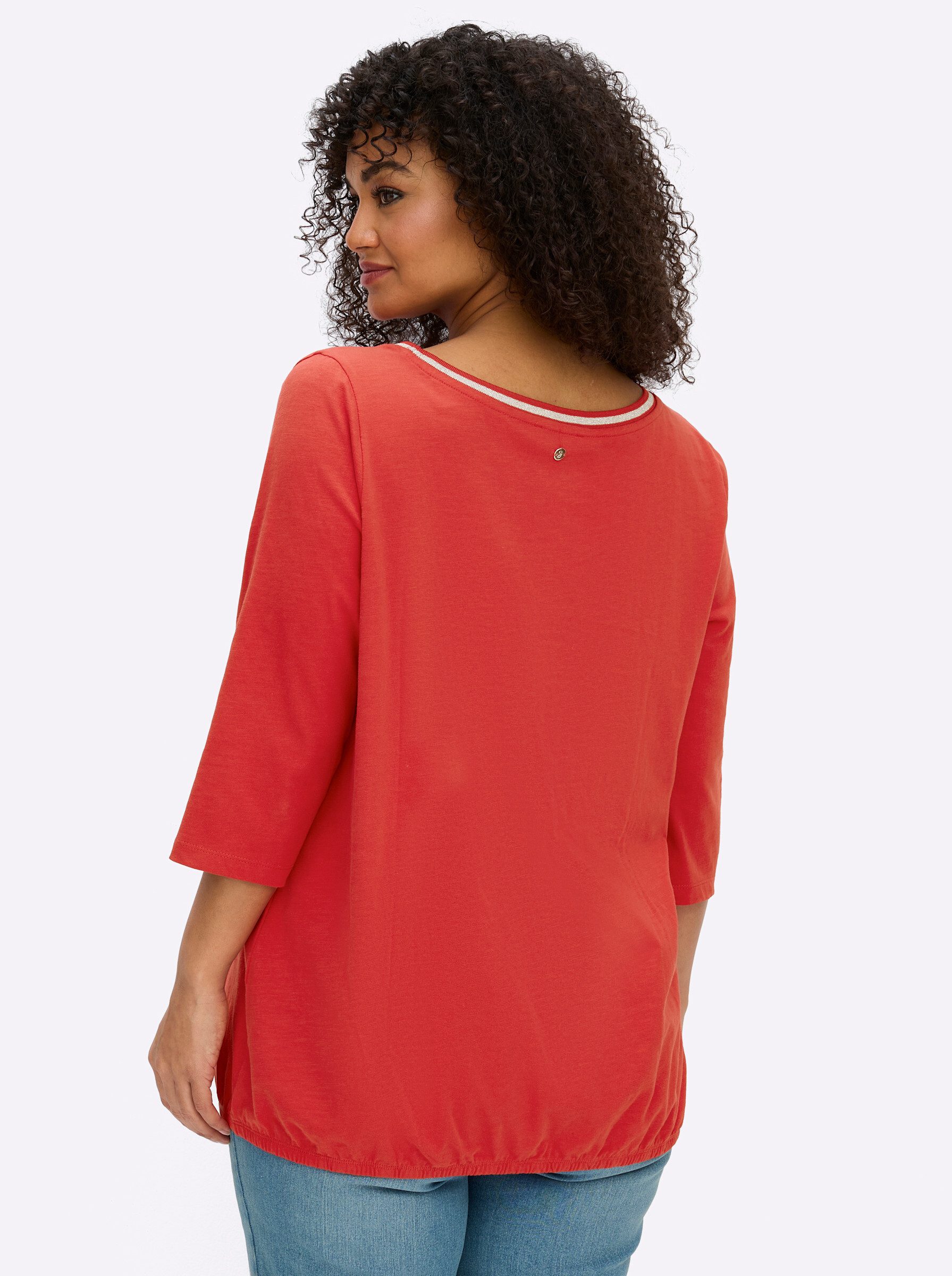 Sheego T-Shirt 3/4-Arm-Shirt 3/4-Arm günstig online kaufen