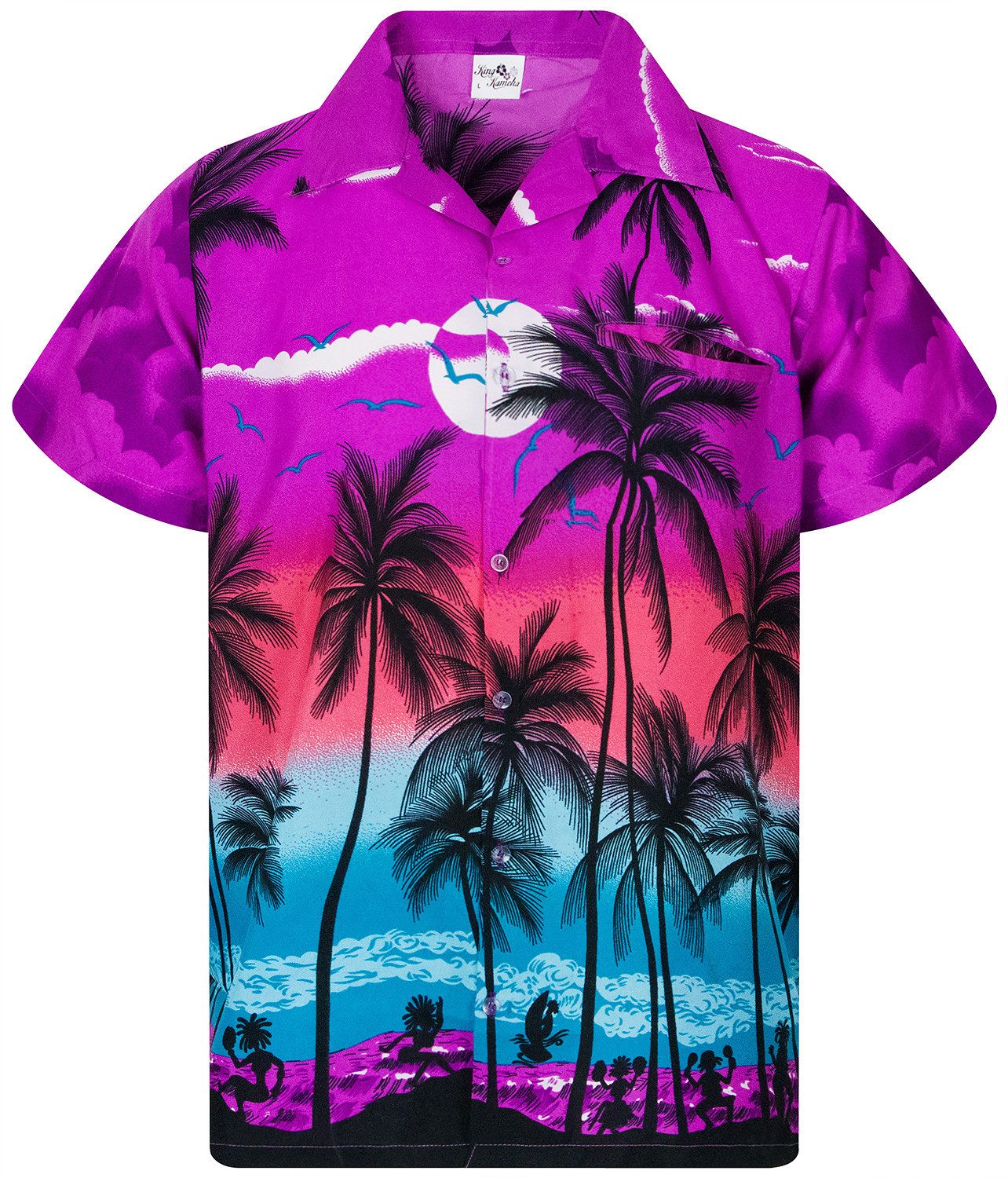 King Kameha Hawaiihemd Beach Funky Hawaii-Hemd günstig online kaufen