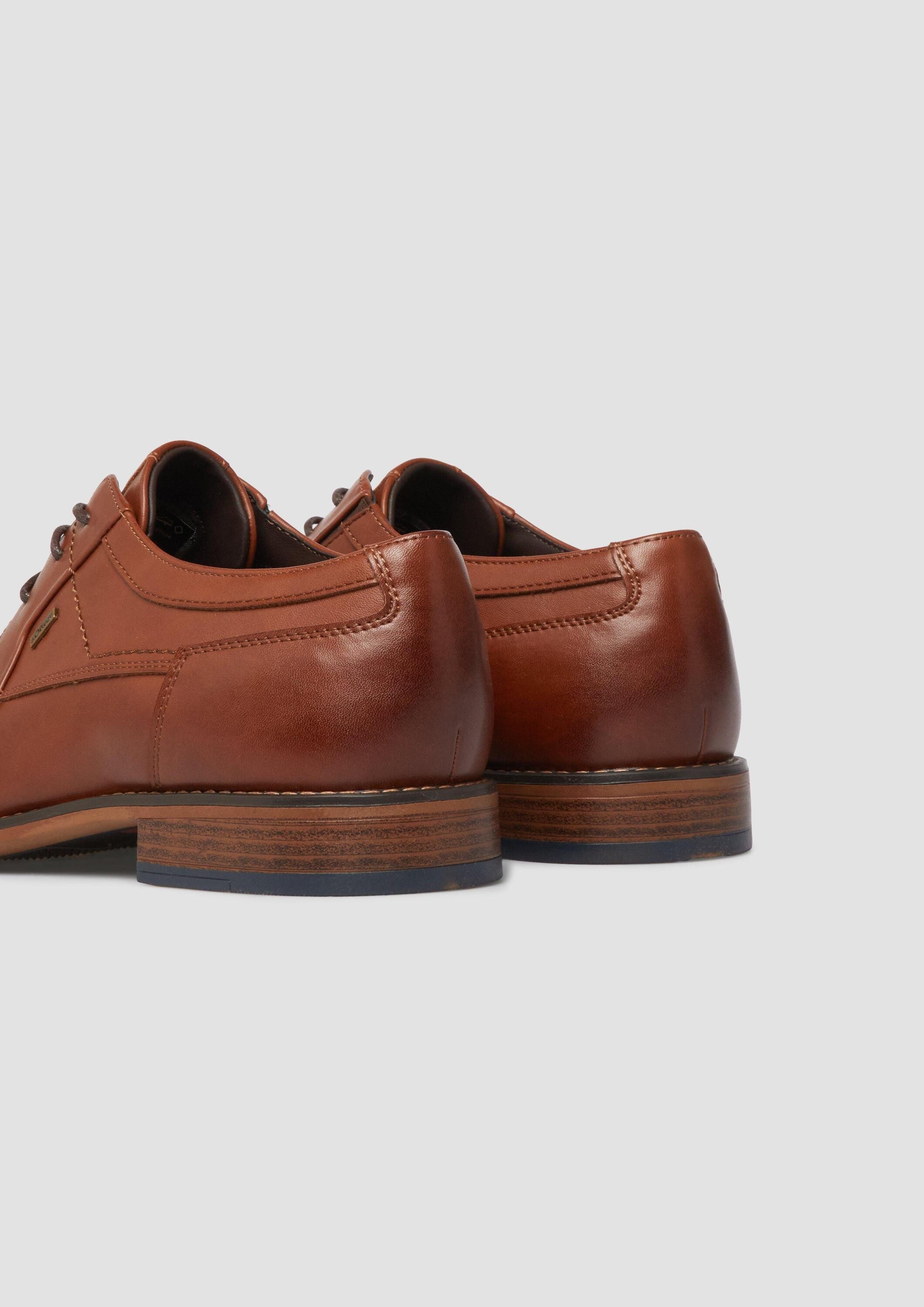 s.Oliver Schnürer Schnürschuh Elegante Schnürer in Leder-Optik