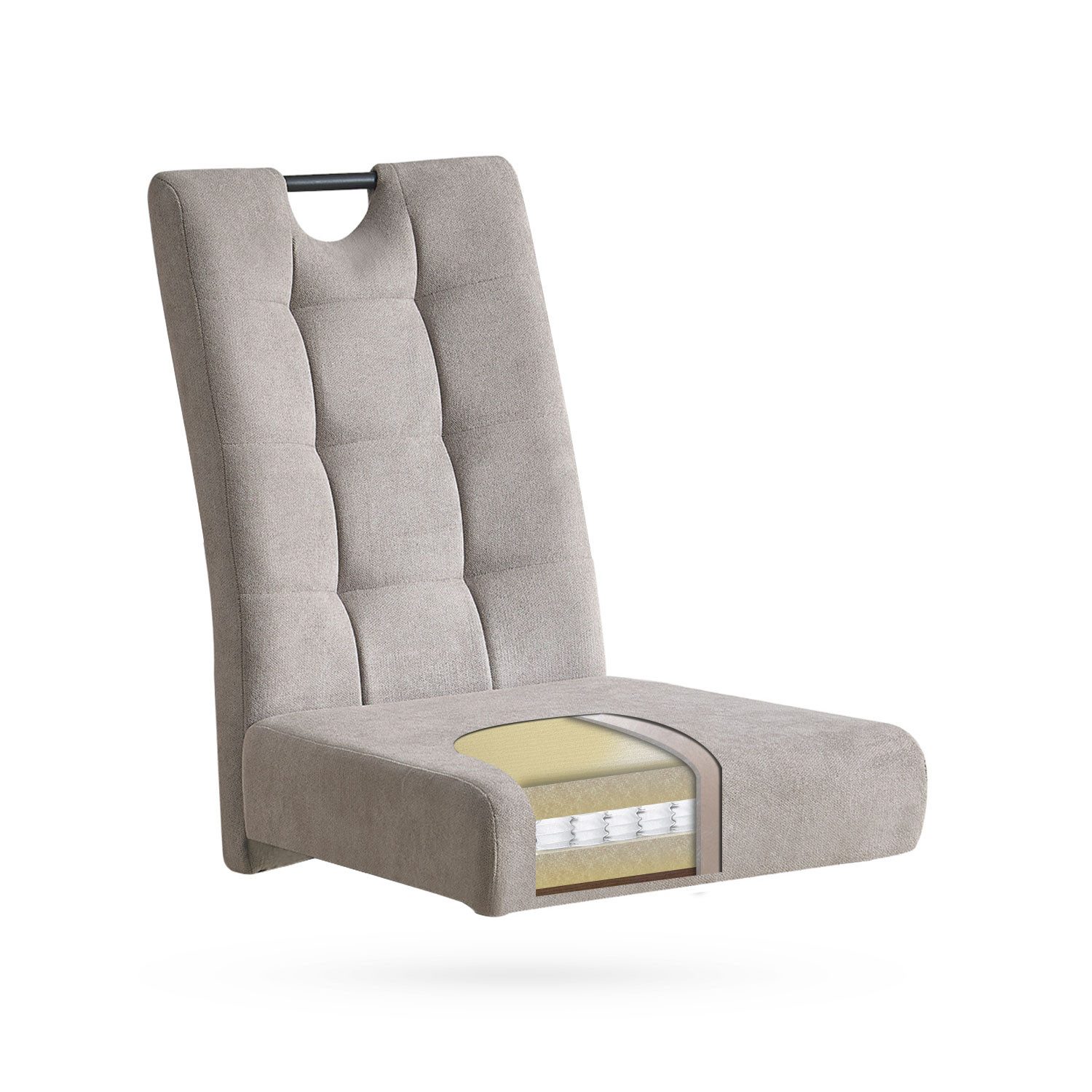 B&D home Freischwinger SOFIA (2er Set, 2 St), Freischwinger, mit Federkern