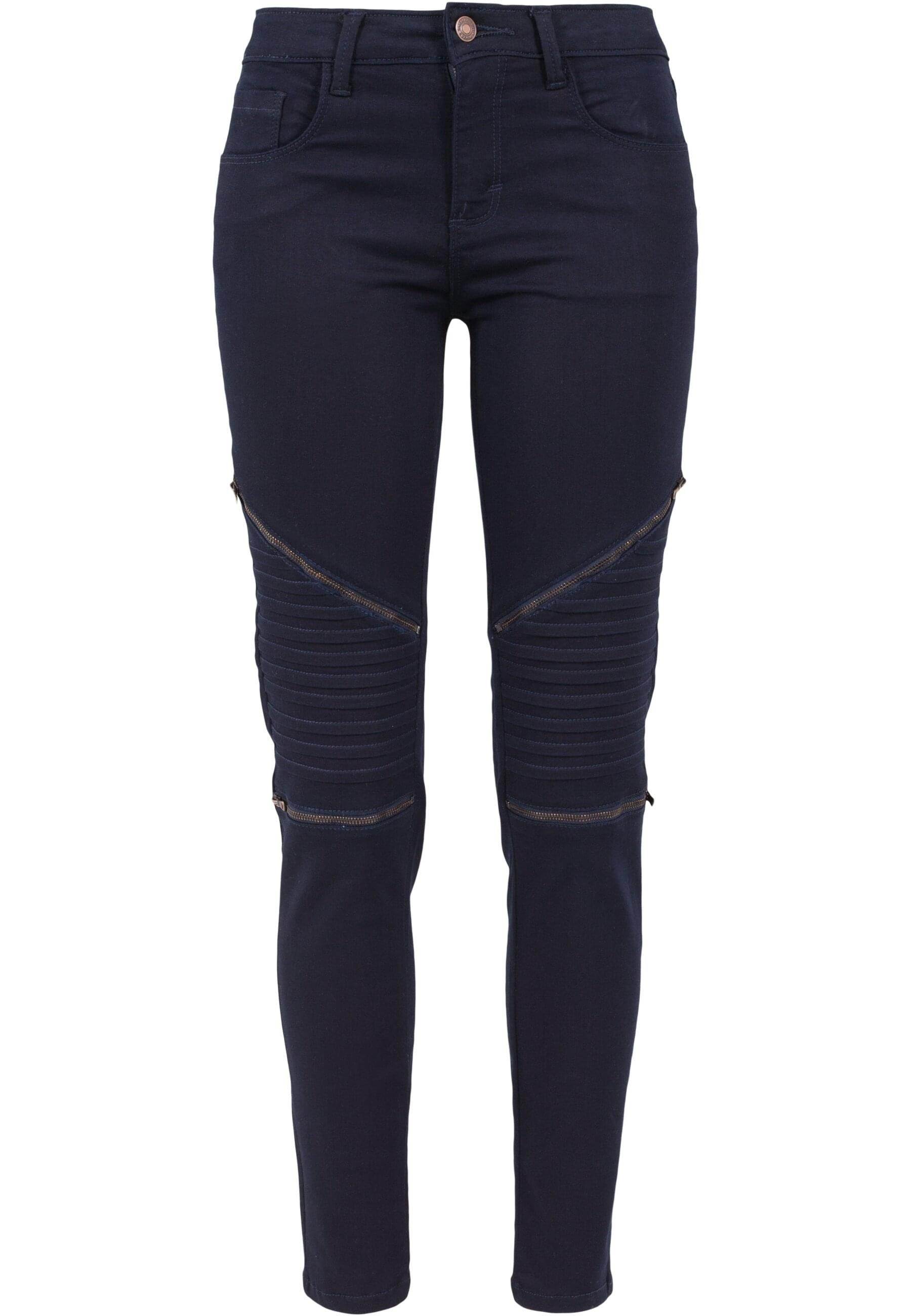 URBAN CLASSICS Bequeme Jeans Urban Classics Damen Ladies Stretch Biker Pants (1-tlg)