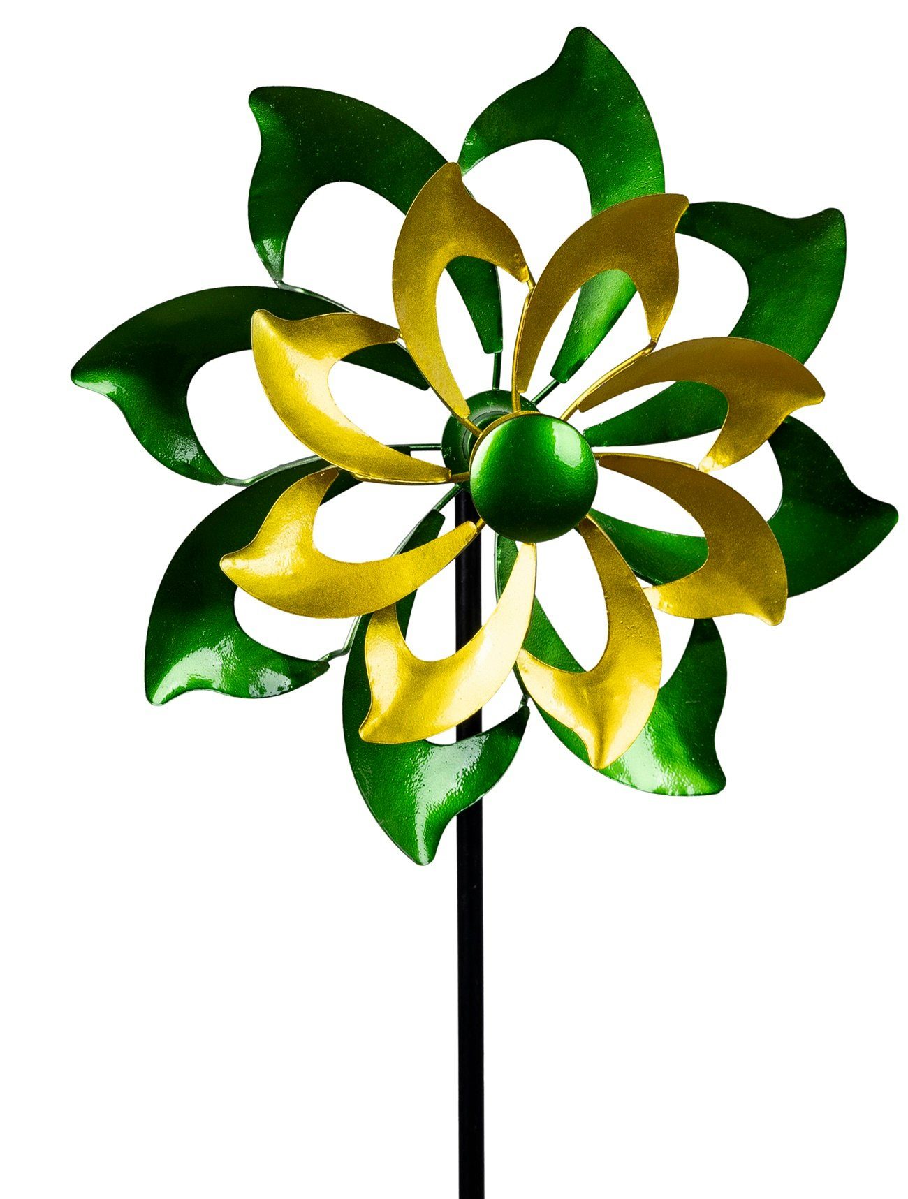 Deko-Windrad Metall aus 25x110cm dekojohnson Gartendeko Set) (kein Windrad Blume