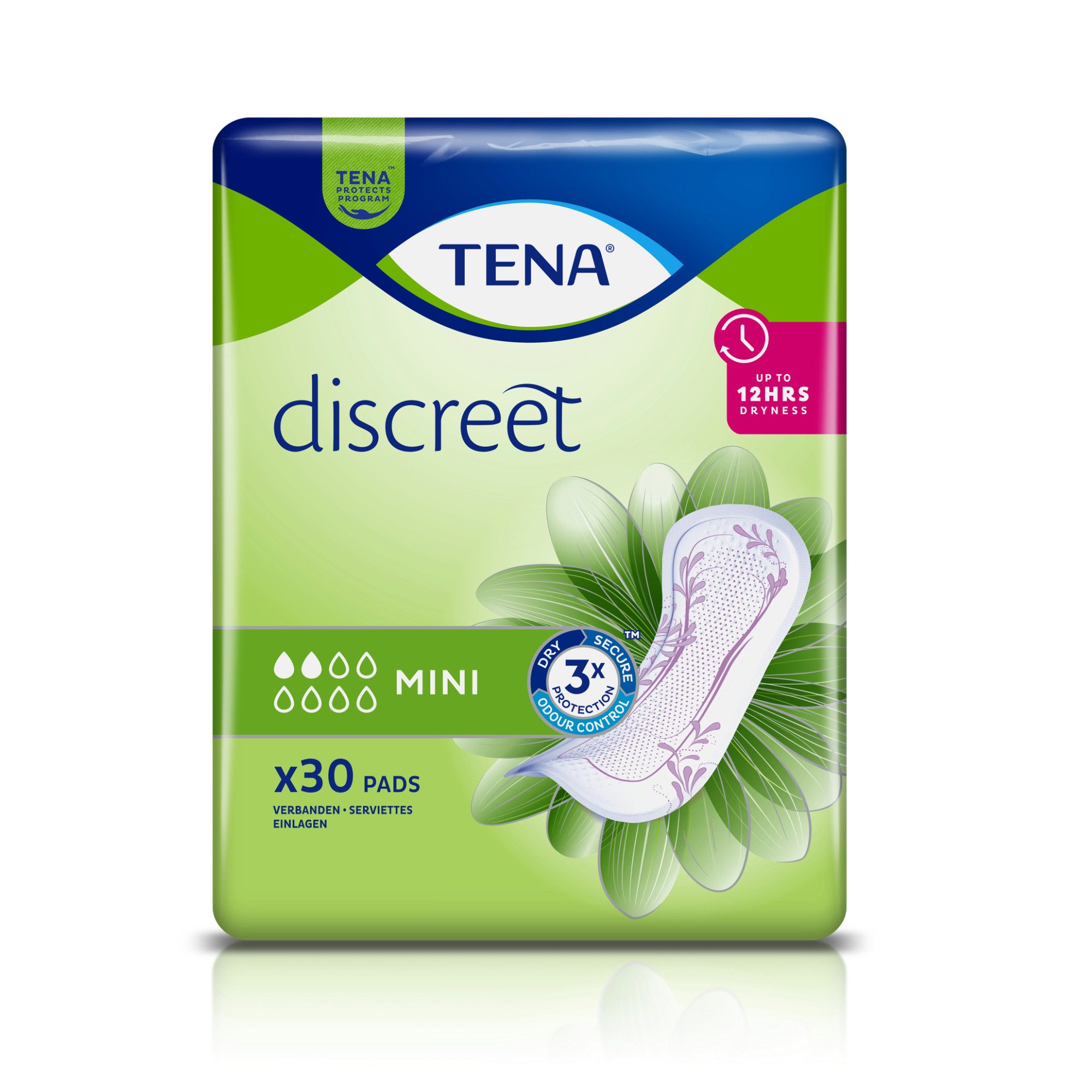 TENA Inkontinenz-Einlage TENA - Discreet Mini, 30-St.