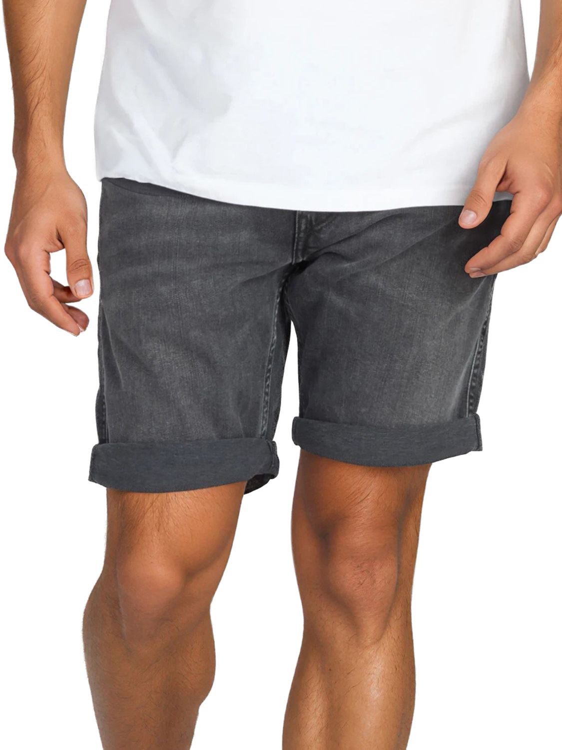Replay Jeansshorts Herren Shorts New Ambass Slim Fit Bermudashorts mit Stretch