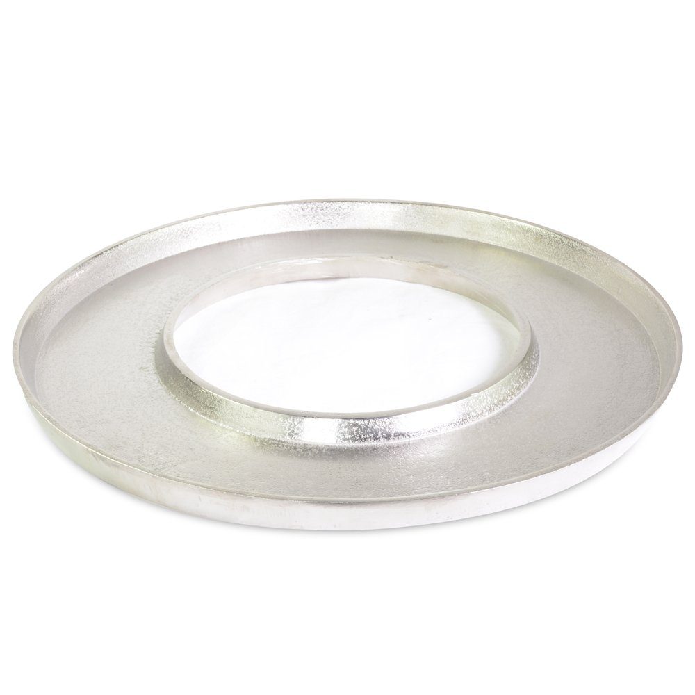 RIFFELMACHER & WEINBERGER Adventsleuchter Tablett Ringförmig aus Aluminium Ø 40 cm 24131, S