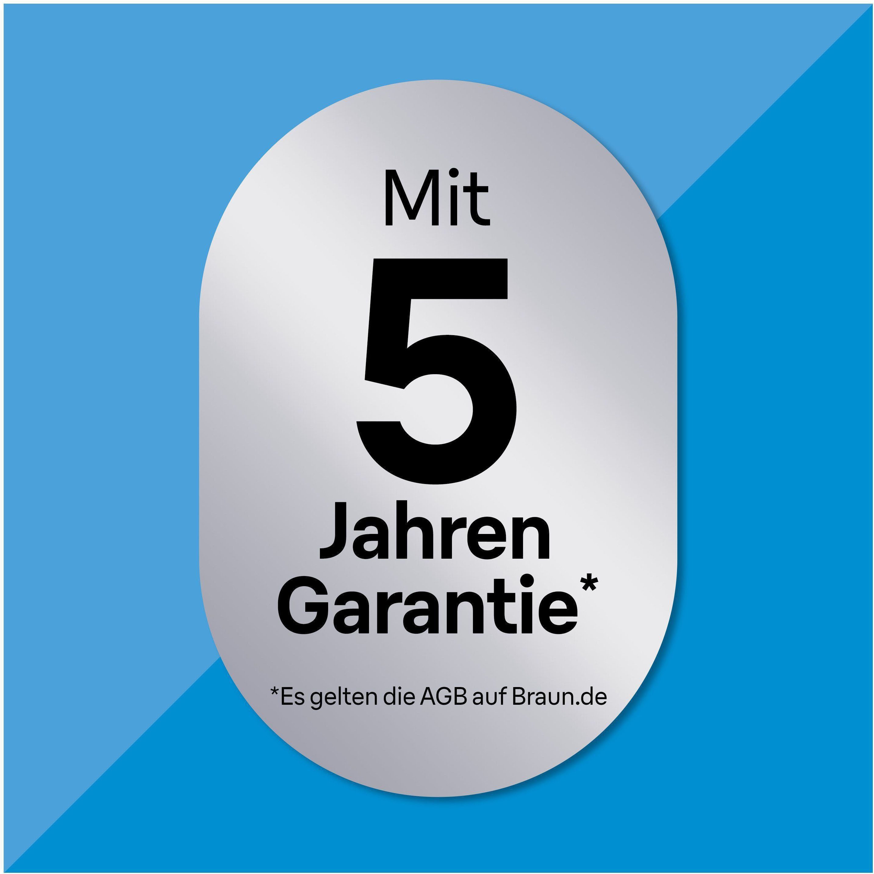 Braun Elektrorasierer Series 5 52-N7200cc, Reinigungsstation, Wasserdichter Folienrasierer, mit Präzisionstrimmer