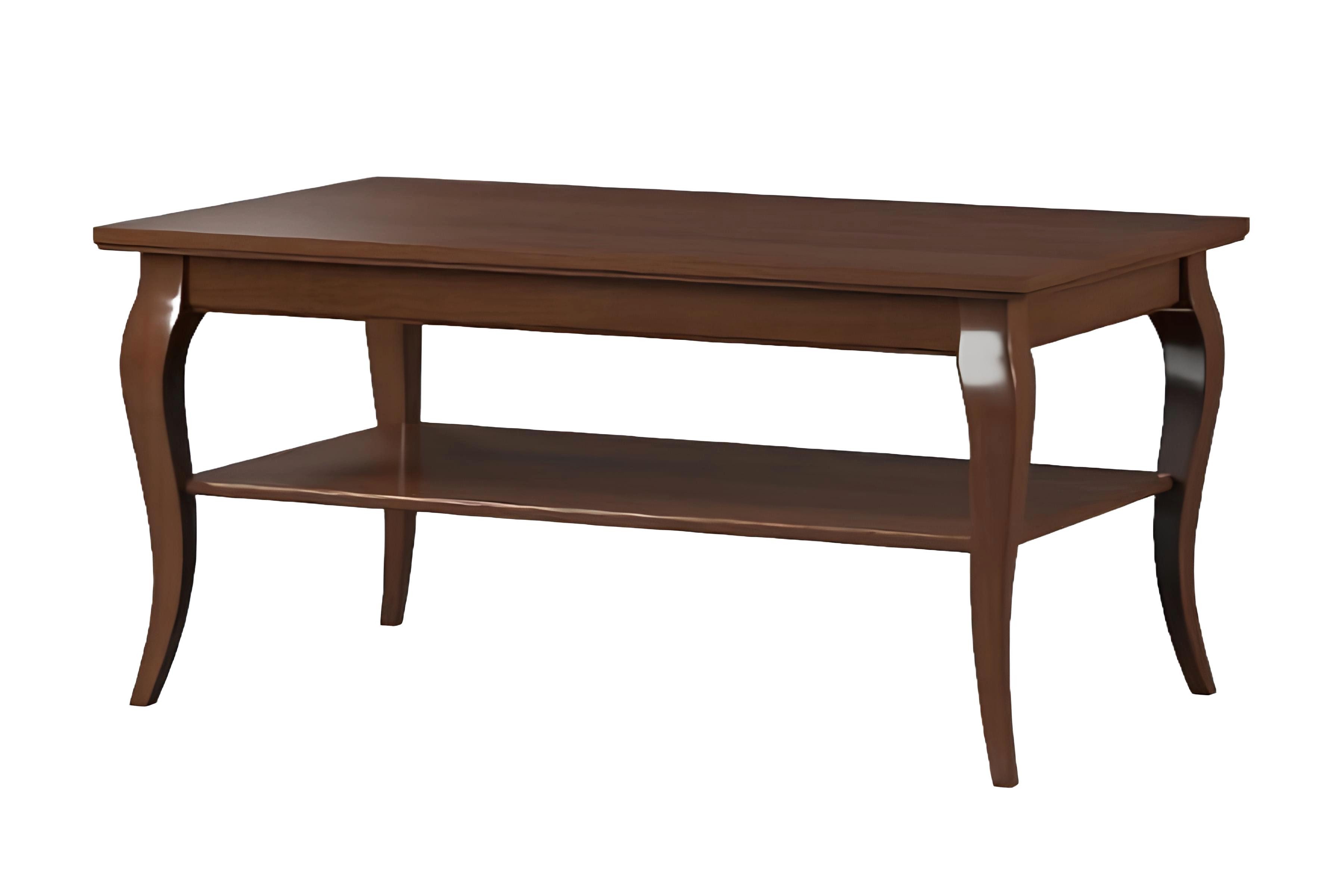 Xlmoebel Couchtisch Niedriger Kaffeetisch aus Holz im zeitlosen Design (Couchtisch), Hergestellt in Europa