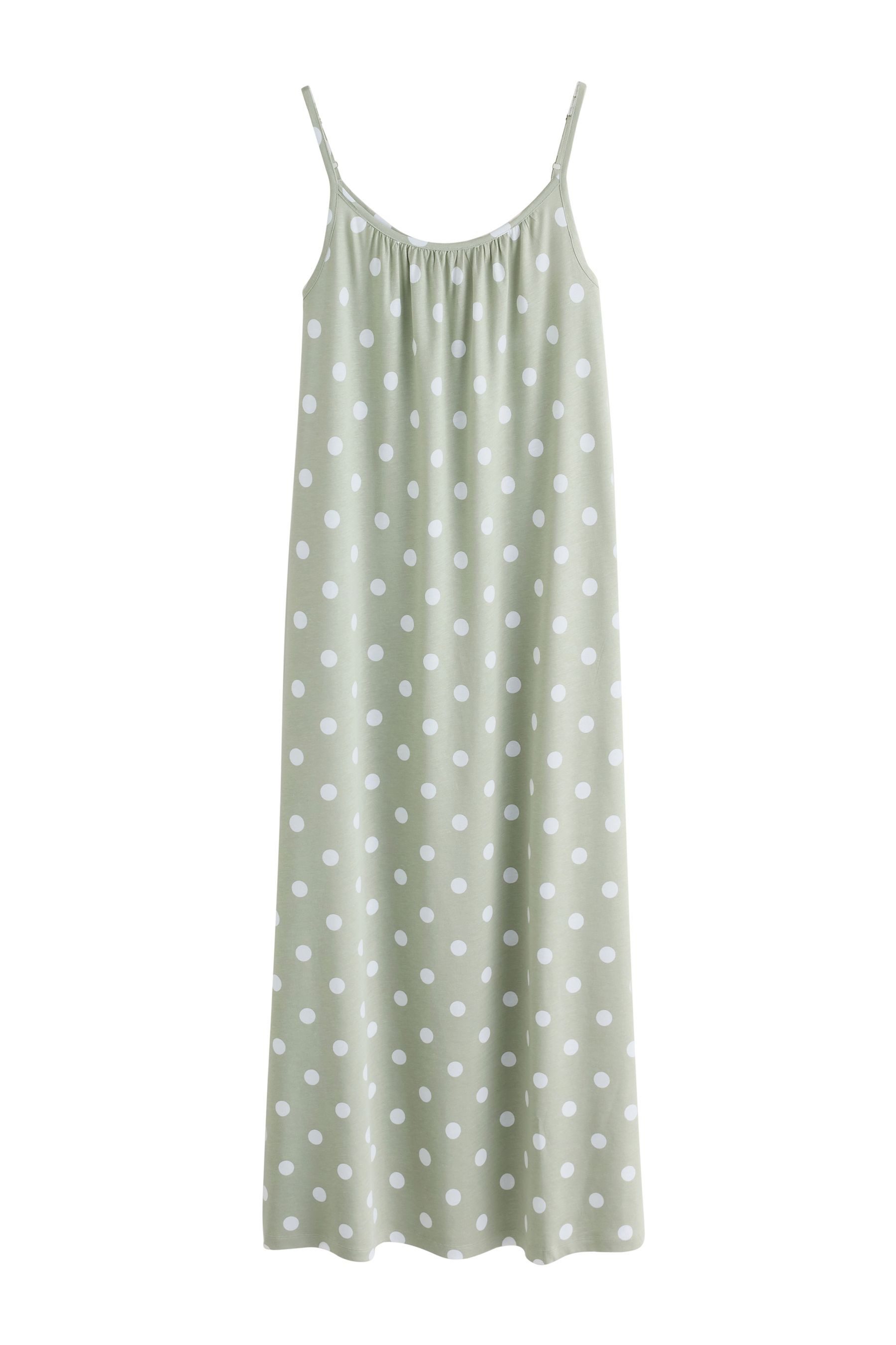 Next Jerseykleid Maxikleid mit schmalen Trägern (1-tlg)