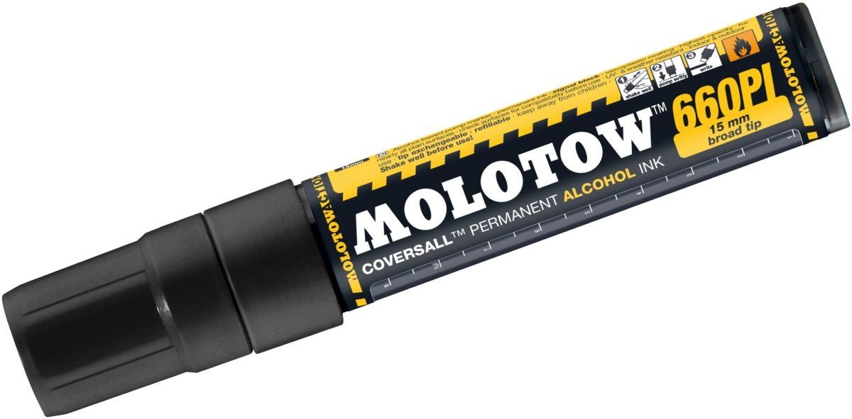 MOLOTOW Permanentmarker Permanentmarker Masterpiece Coversall nachfüllbar 660 PI 15mm signalsc