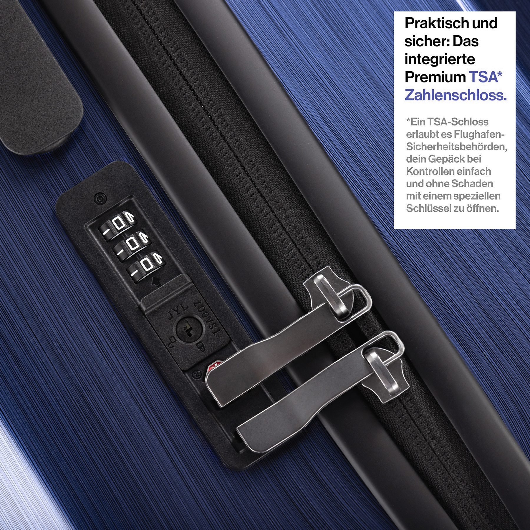 FERGÉ Kofferset Hartschale 3 teilig Koffer Set CANNES TSA-Schoß, 4 Rollen, (3er Kofferset stabil und leicht mit Zahlenschloß, 3 tlg., Hartschalen-Trolley Set 3 Größen Handgepäck Koffer M XL), Trolley 3er Koffer Set, Premium Reisekoffer 4 Doppelrollen TSA-Schloss