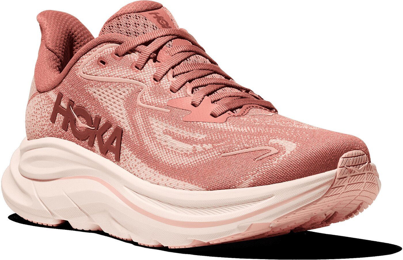 Hoka One One W CLIFTON 10 BLUSH / ROSE LATTE Laufschuh günstig online kaufen